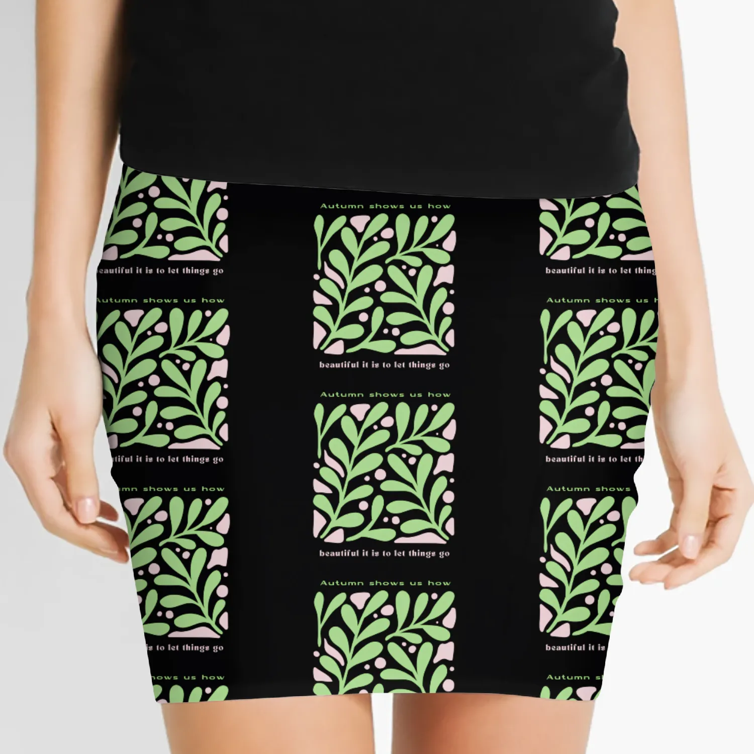 Whispers of Autumn Women's Mini Skirts