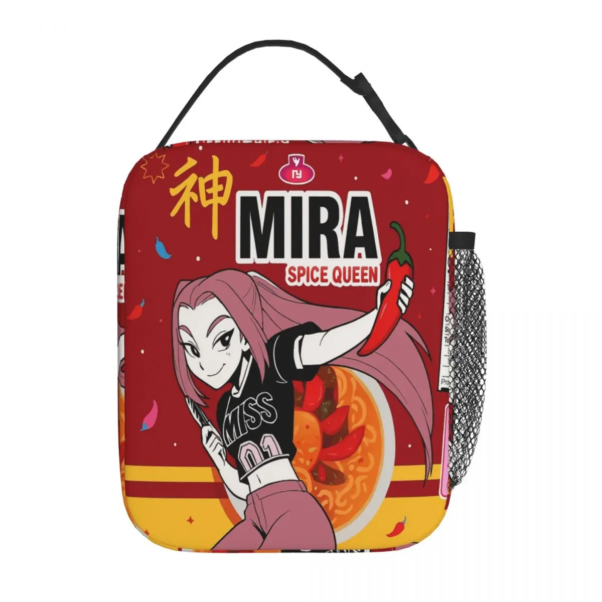 Kpop Demon Hunters Insulated Kids Lunch Bag Ramen Rumi Cooler for Picnic