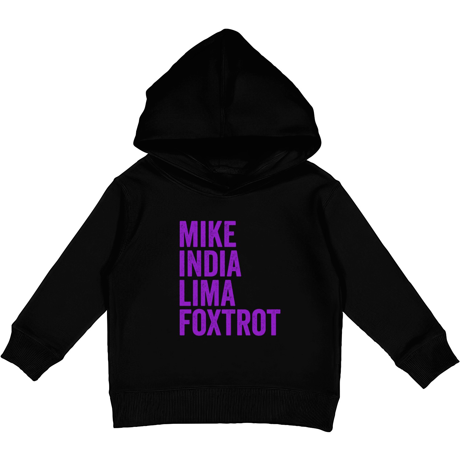 Mike India Lima Foxtrot Kids Pullover Hoodies