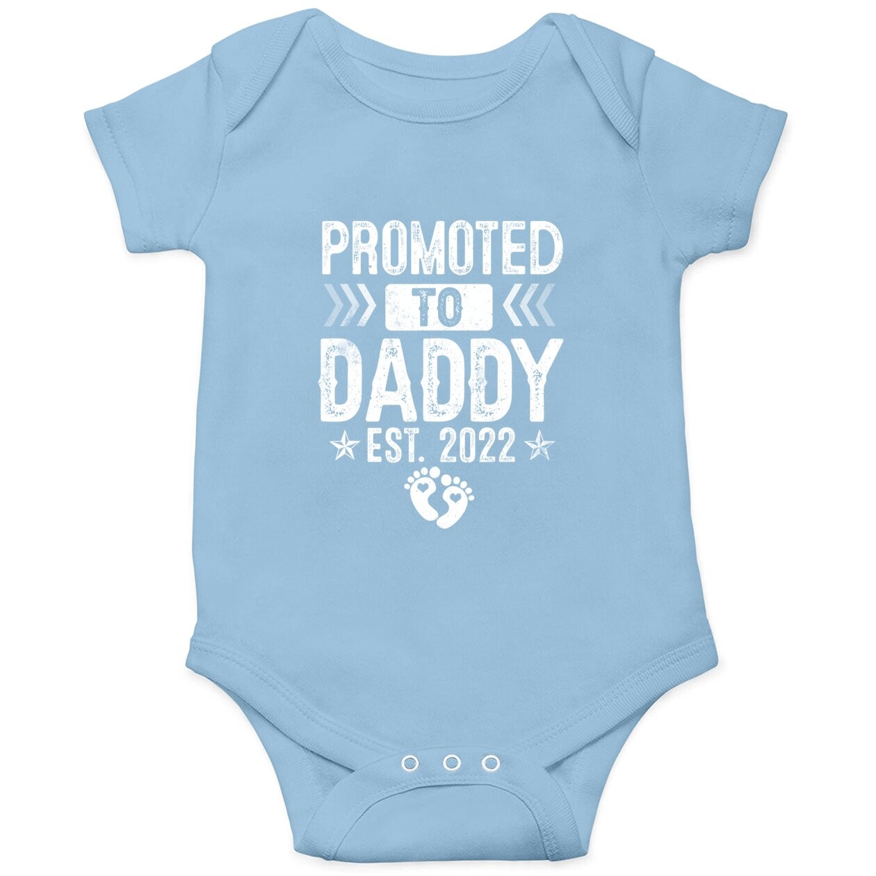Promoted To Daddy Est 2022 Soon To Be Daddy Baby Bodysuit
