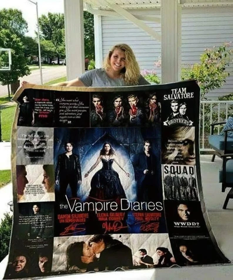 The Vampire Diaries Fleece Blanket Gift for Fans