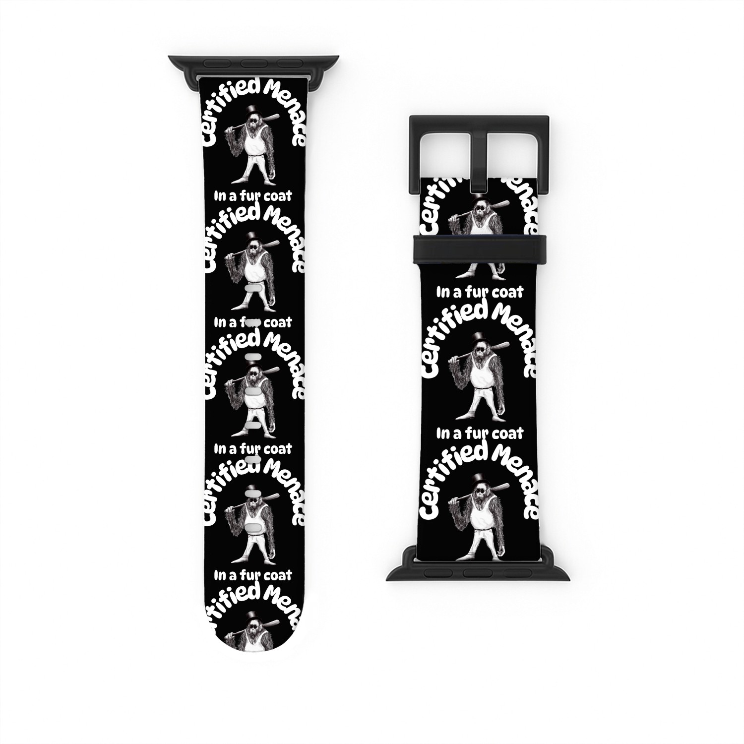 Certified Menace In A Fur Coat Watch Bands For Apple Watch