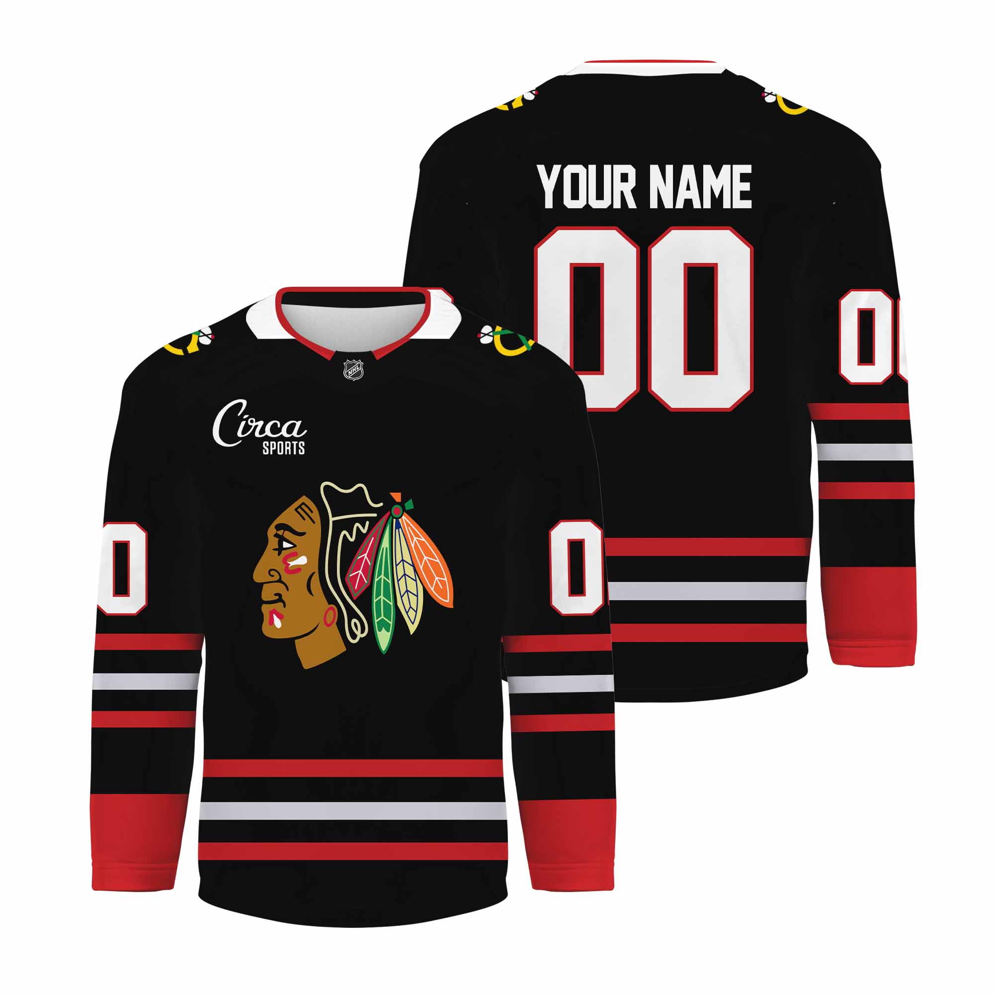 Blackhawks Back Legendary Black Alternate 2025 Hockey Jersey Fanmade