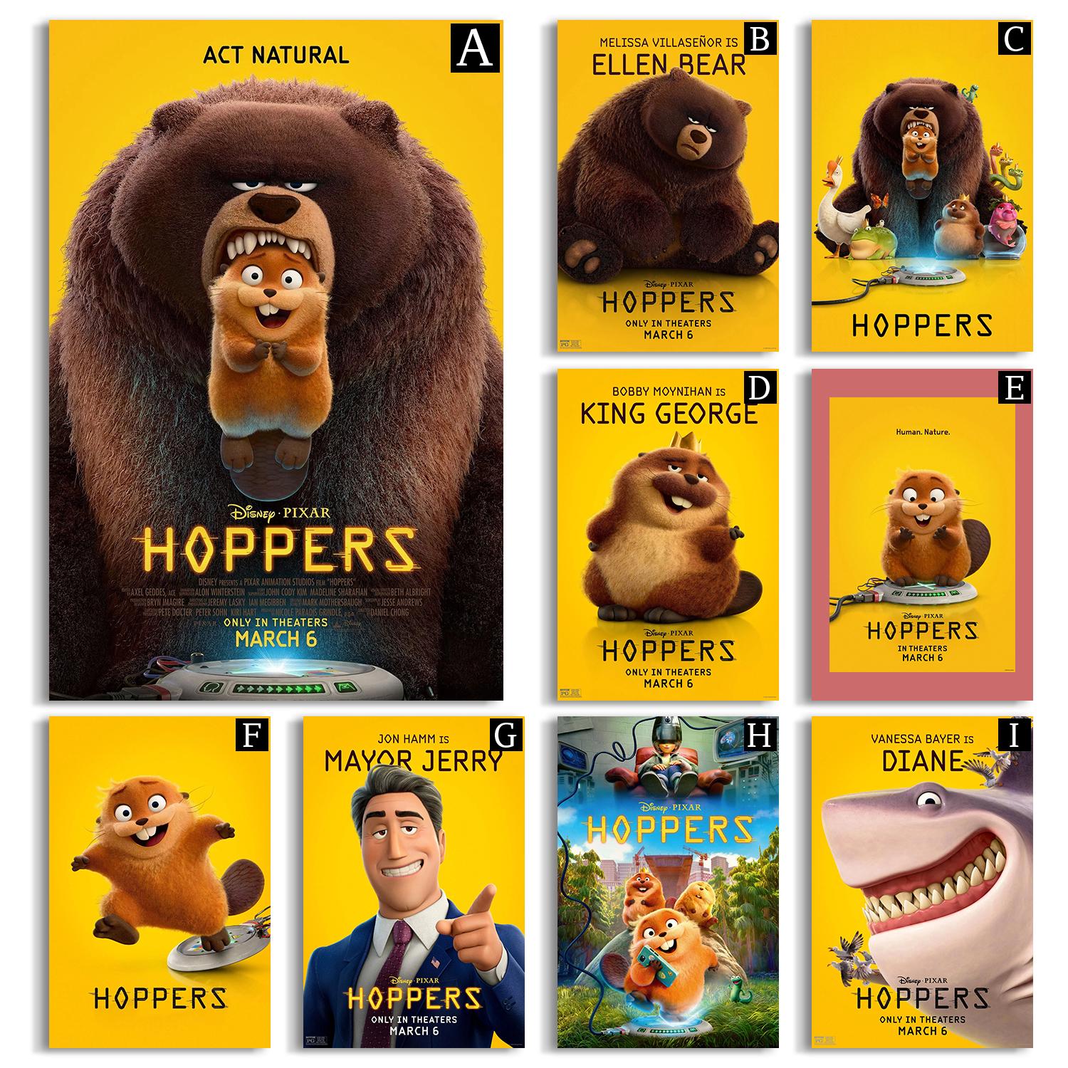 Hoppers 2026 Movie Poster, Wall Decor, Film Fan Collectible, Gift Poster, Frameless Vertical Poster