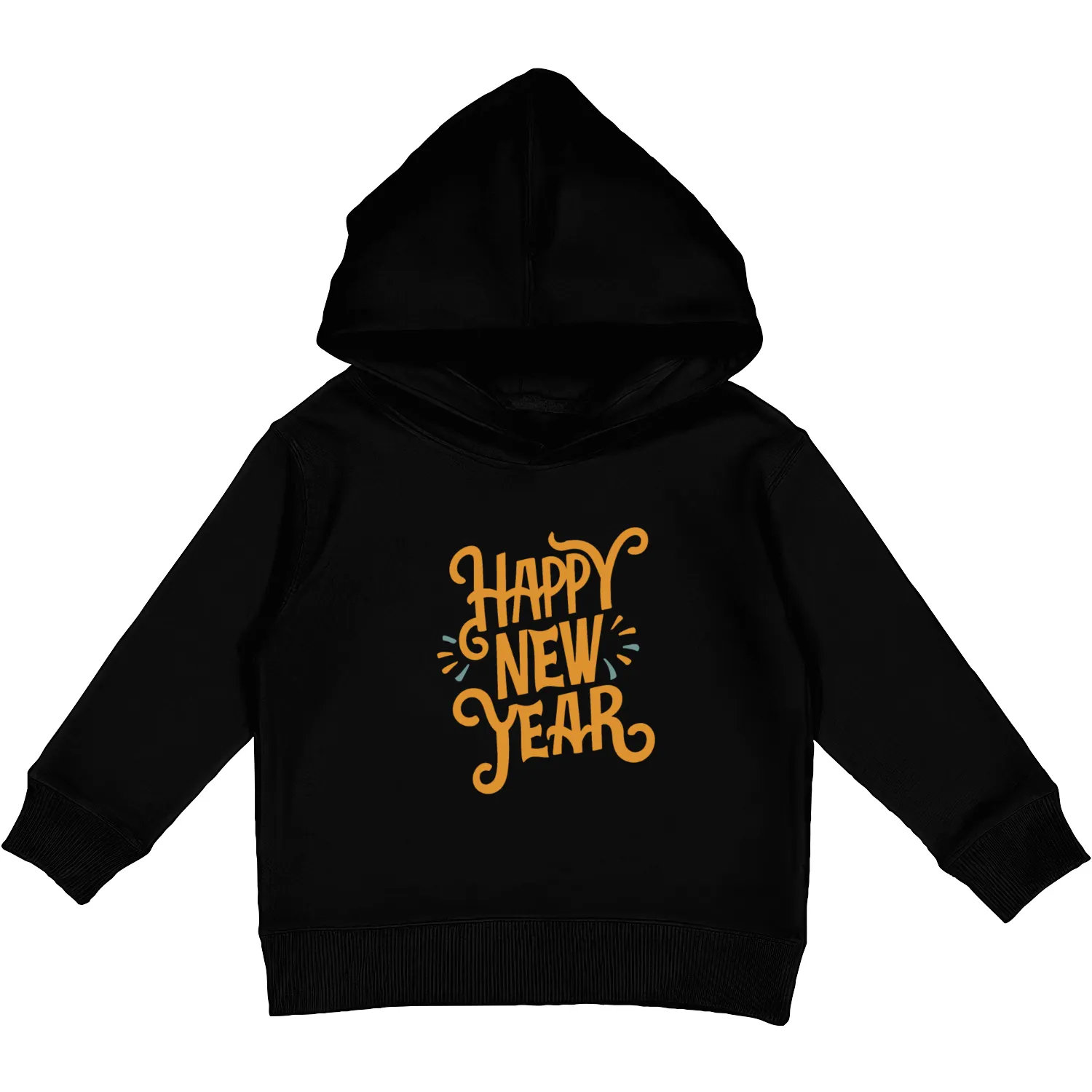 Happy New Year Typography design Kids Pullover Hoodies