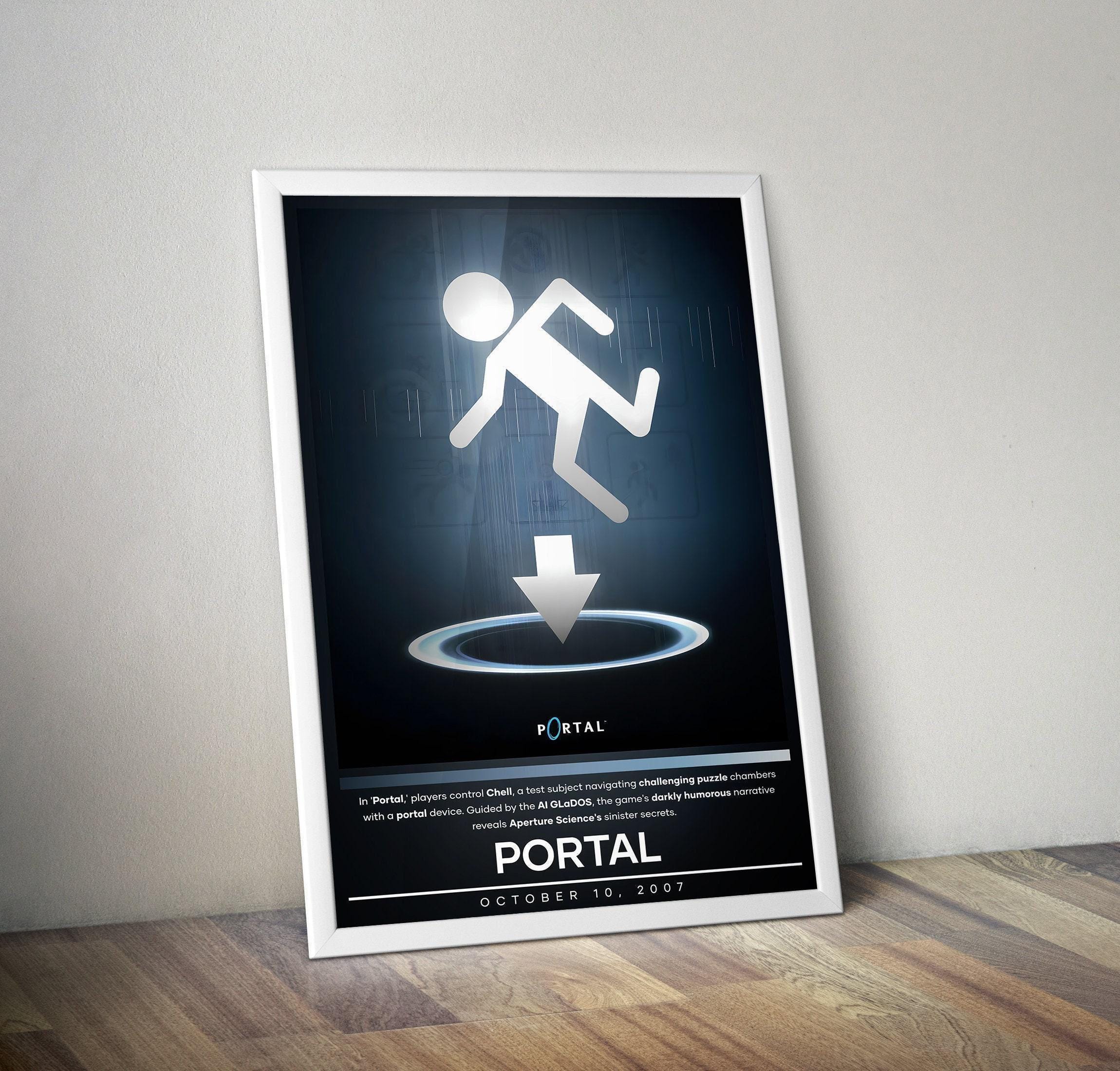Portal Poster | Portal | Gaming Poster | Video Game Posters | Wall Decor Posters