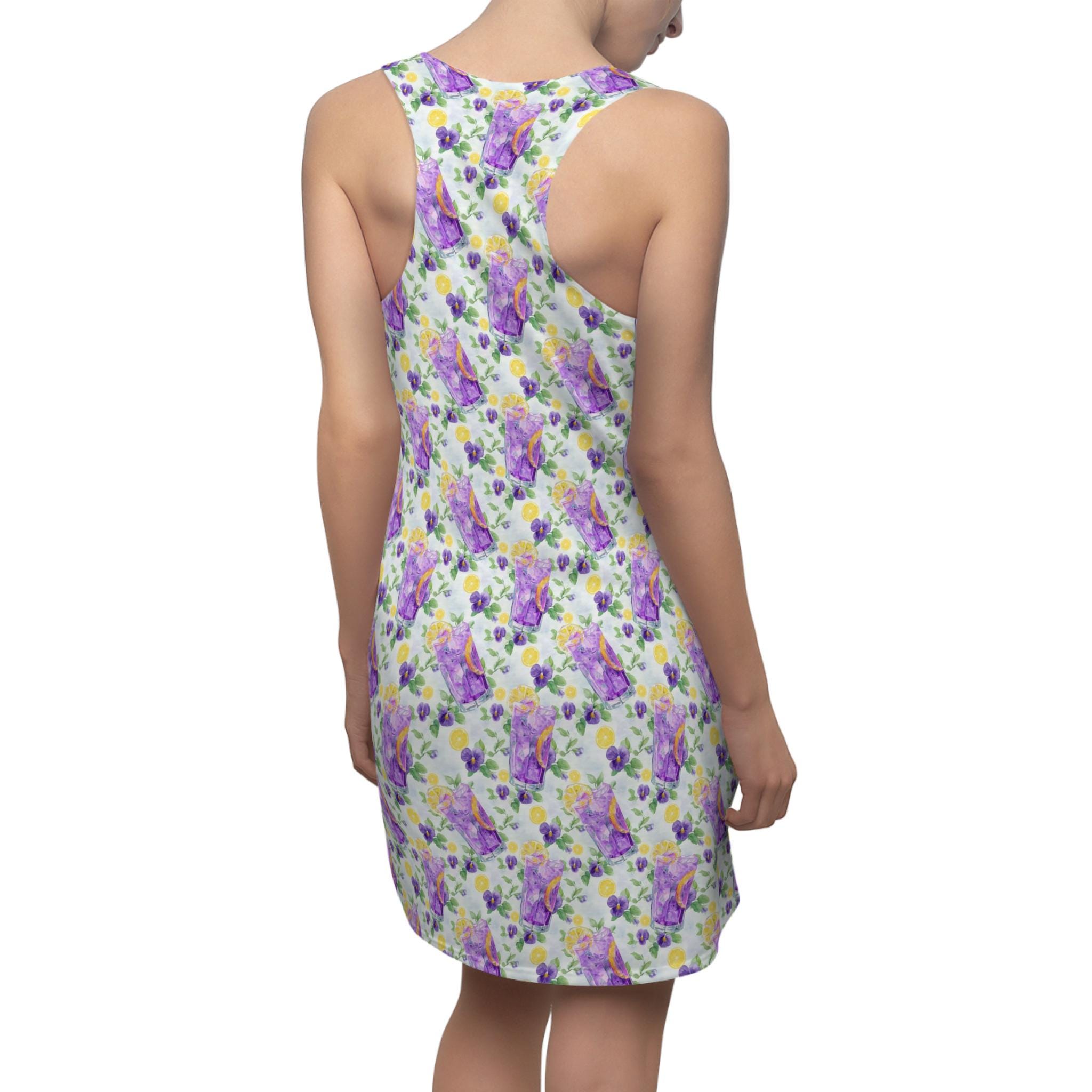 Zest Of The Fest Violet Lemonade Women's Racerback Dress