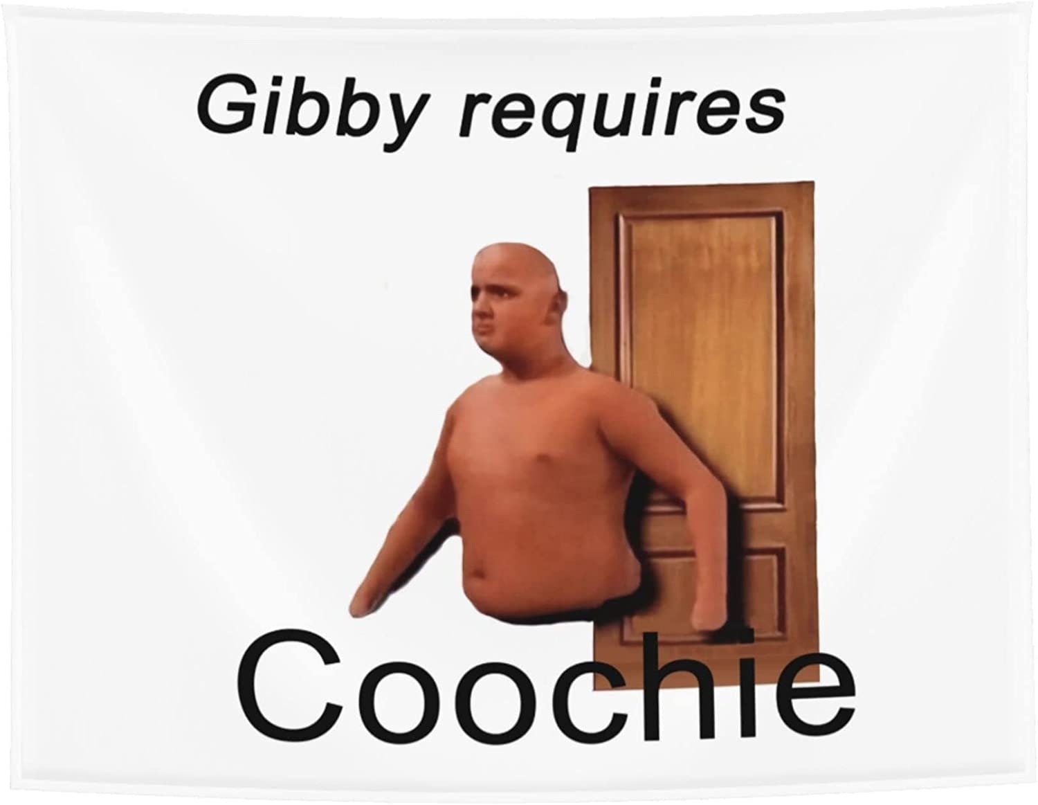 Gibby Requires Coochie Small Tapestry