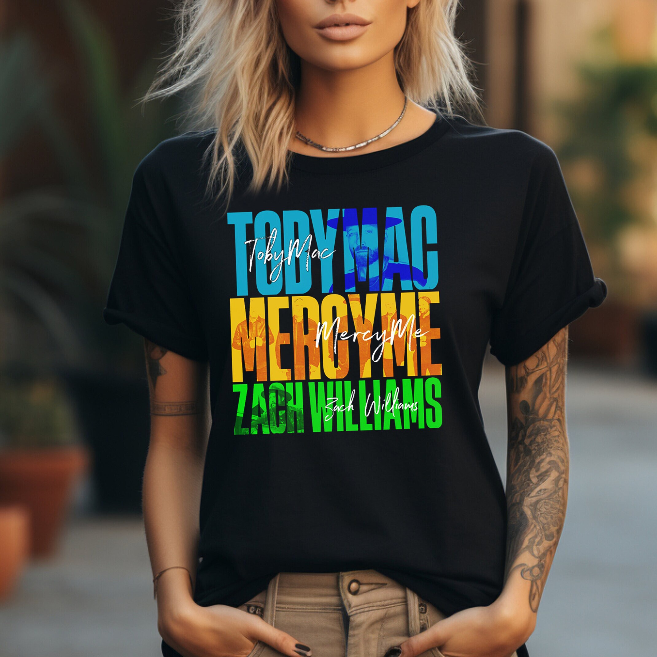 TobyMac, MercyMe and Zach Williams 2024 Tour Shirt
