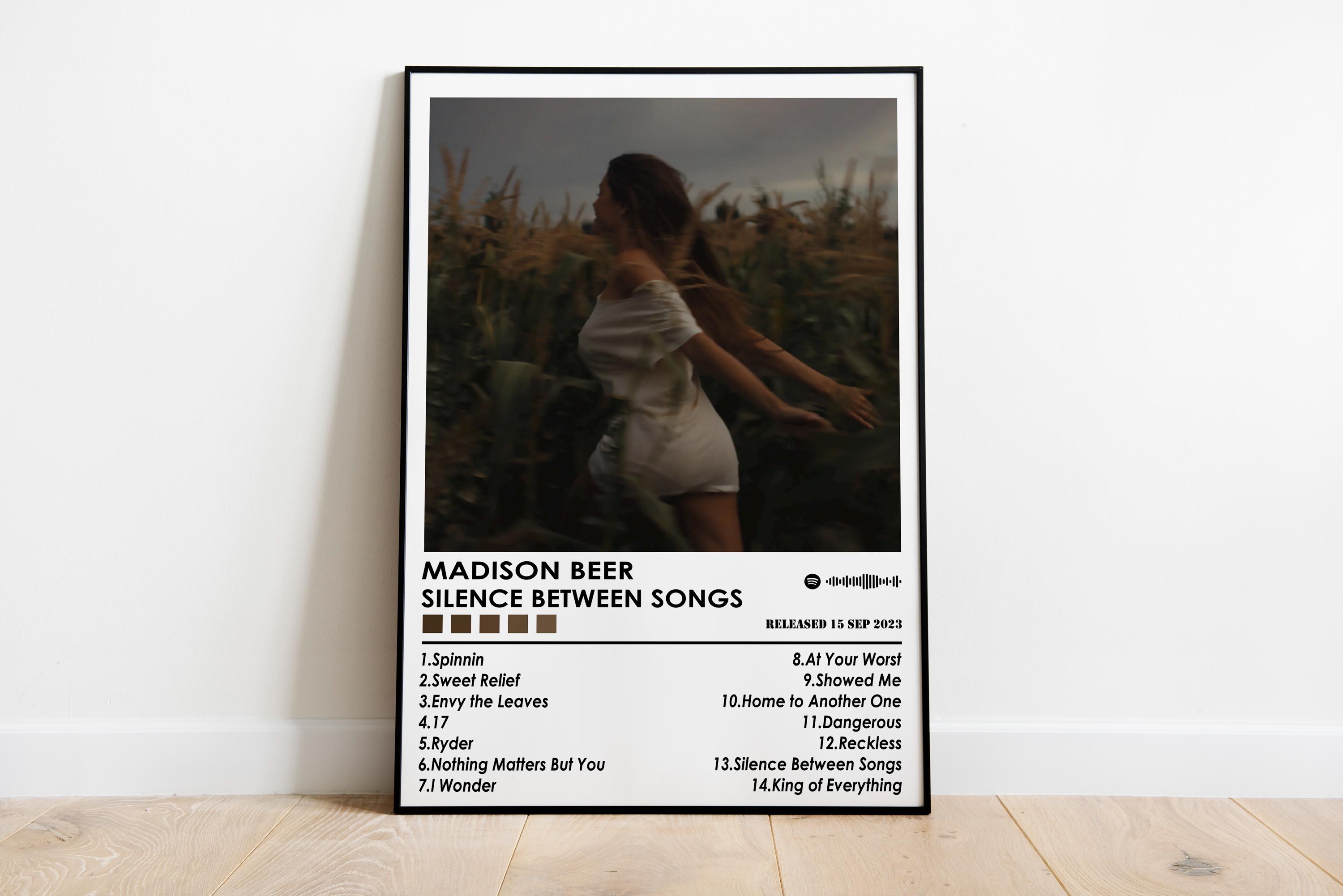 Madison Beer Poster Print, Silence Between Songs Poster, Music Poster