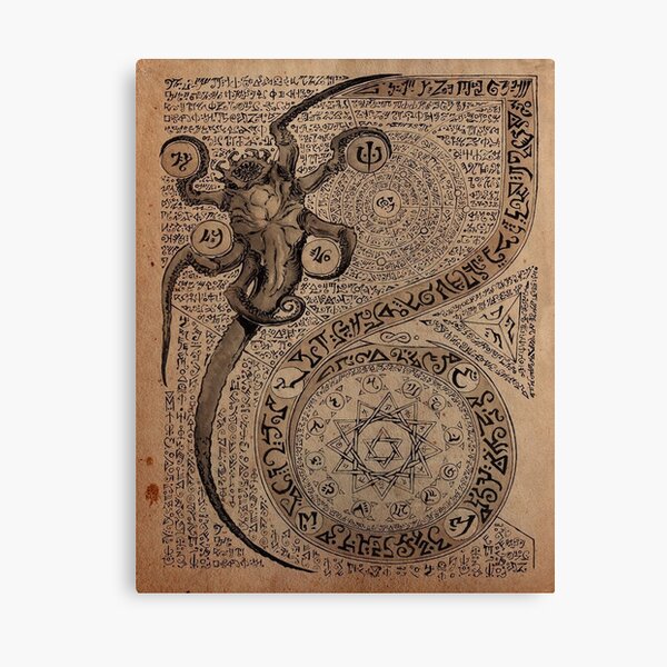 Necronomicon Canvas