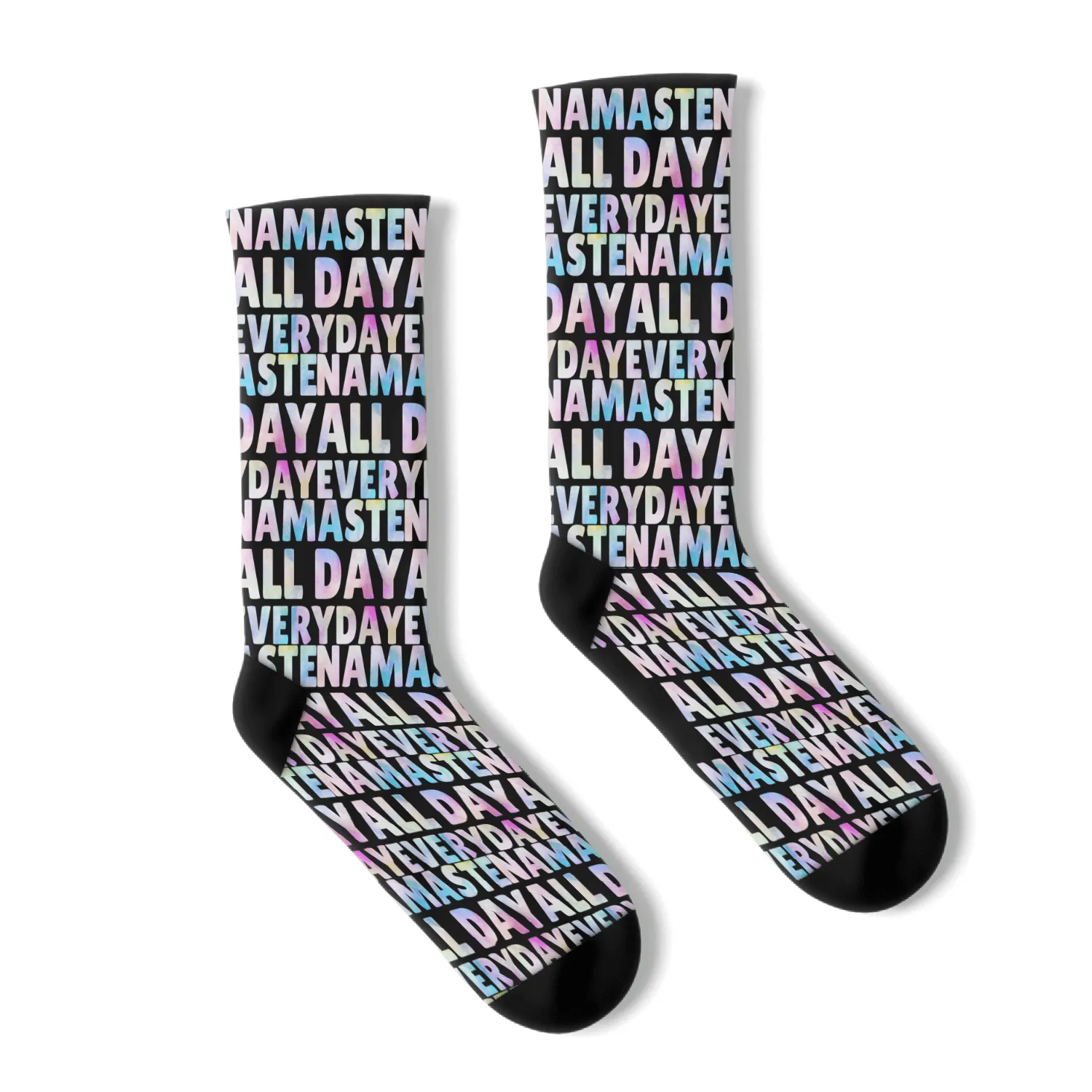Namaste all Day, Everyday Socks