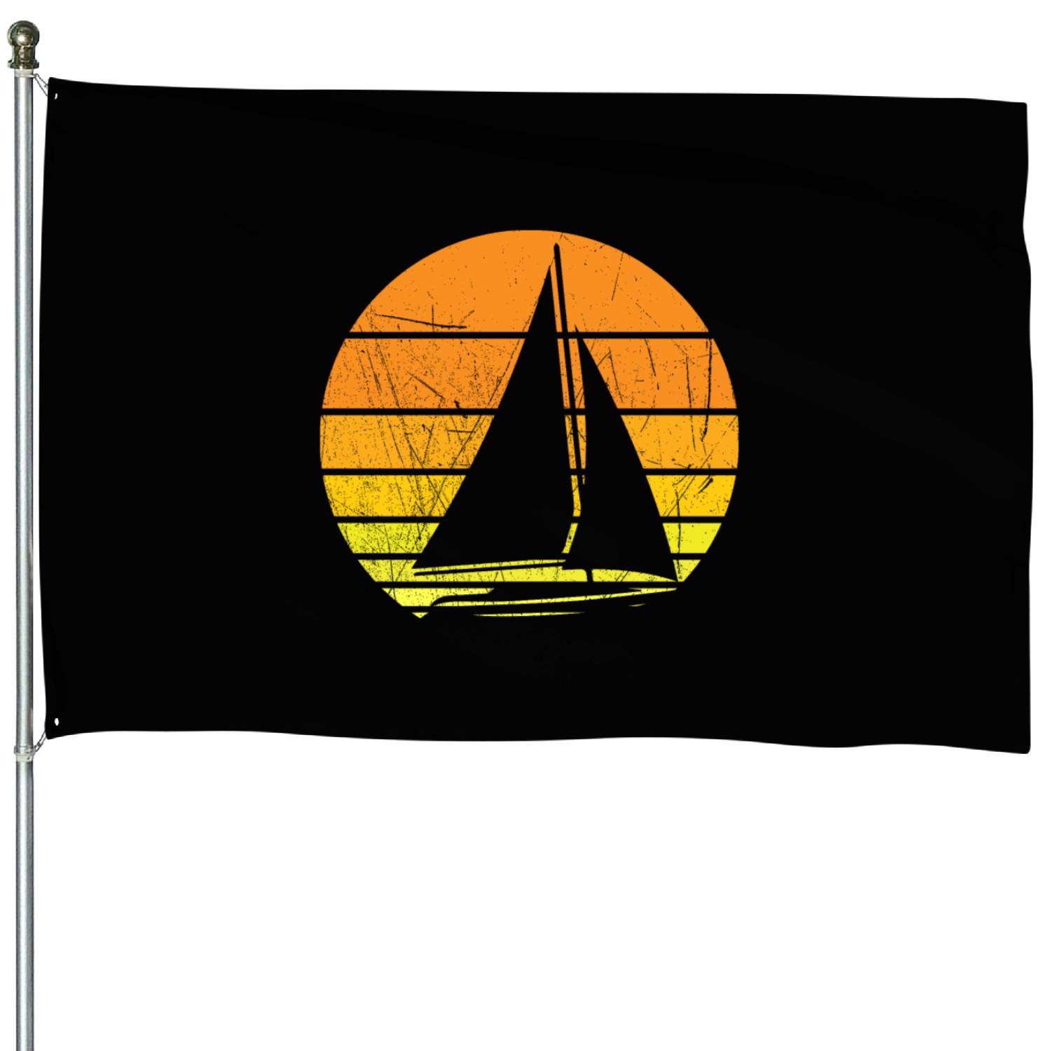 sail sailing boat ship water sea gift idea House Flags