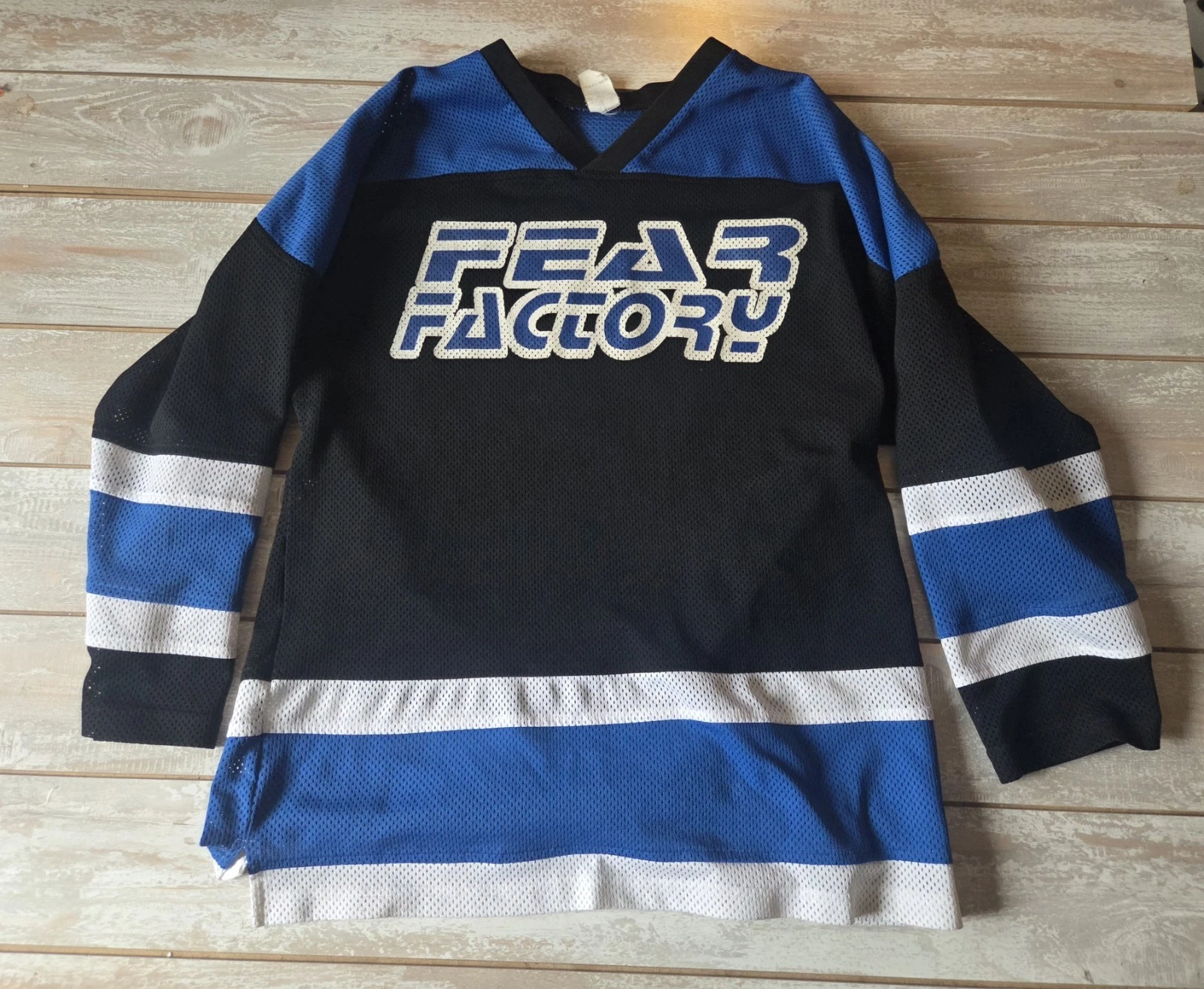 Vintage Fear Factory Men's Hockey Jersey Shirt