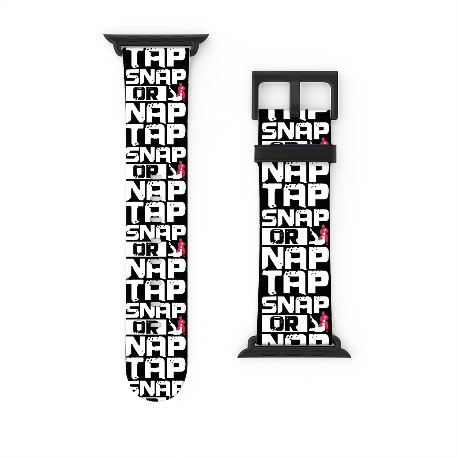 Tap Snap or Nap, Jiu Jitsu Watch Bands For Apple Watch