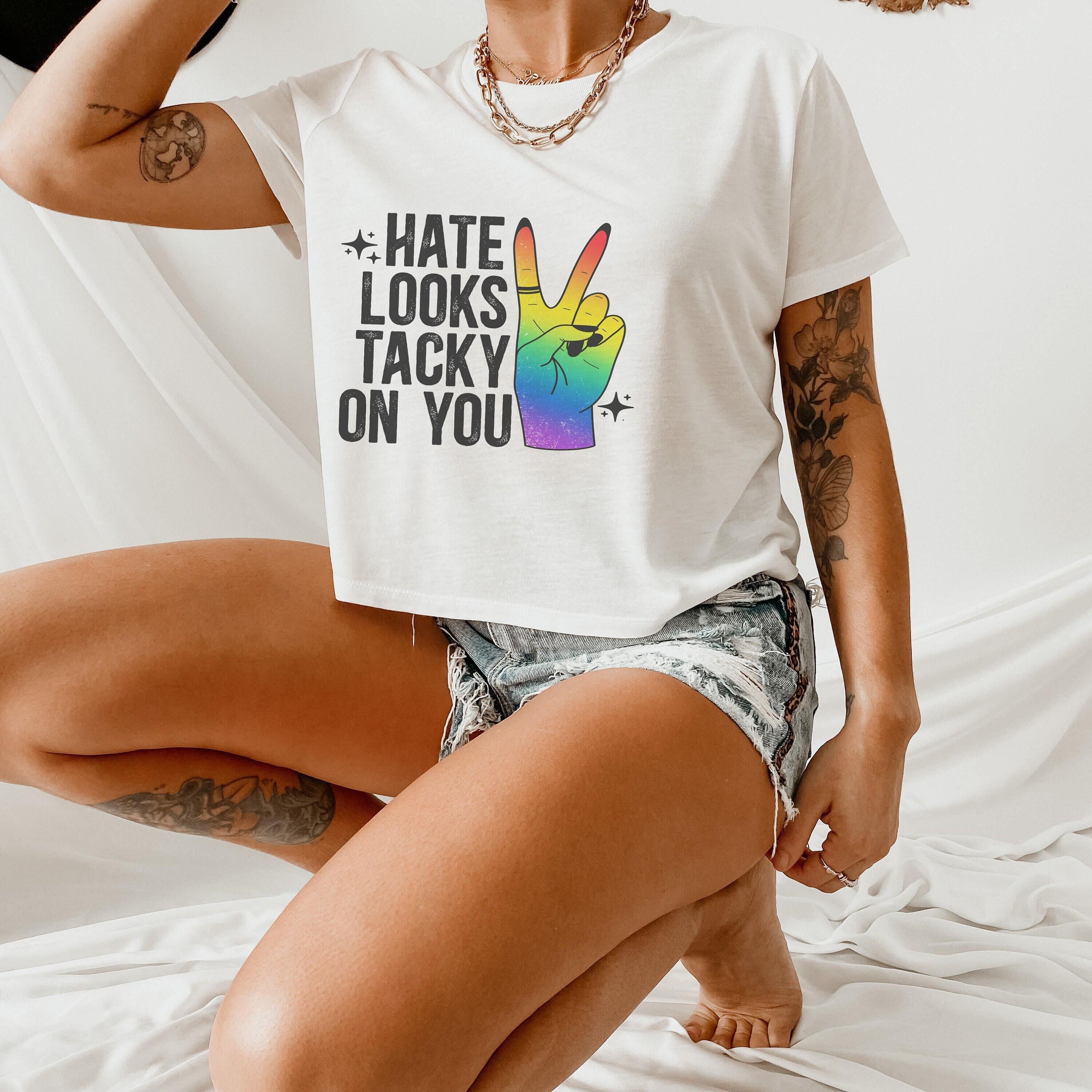 Gay Shirt, Human Rights Shirt, Equality Shirt, LGBTQ Crop Top, Pride Crop Top