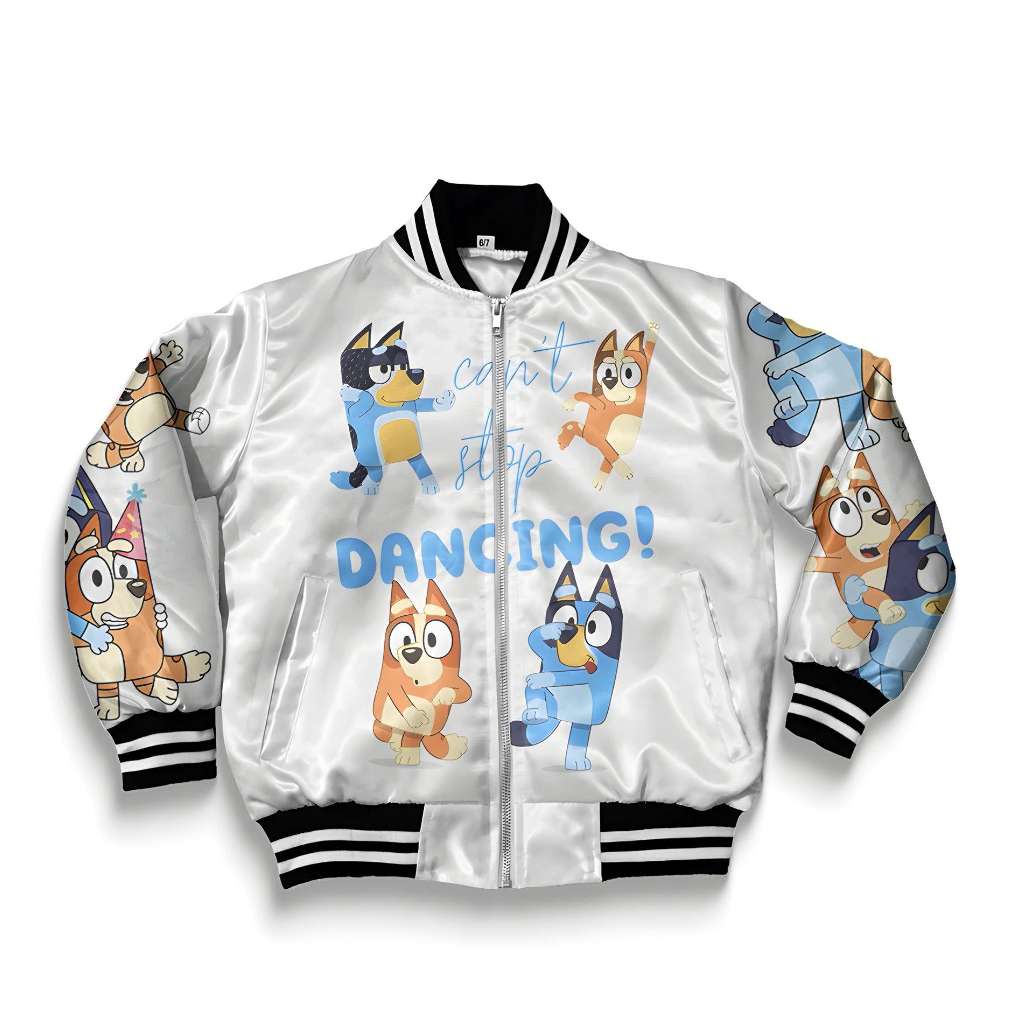 character theme party event Blue Bomber jacket coat