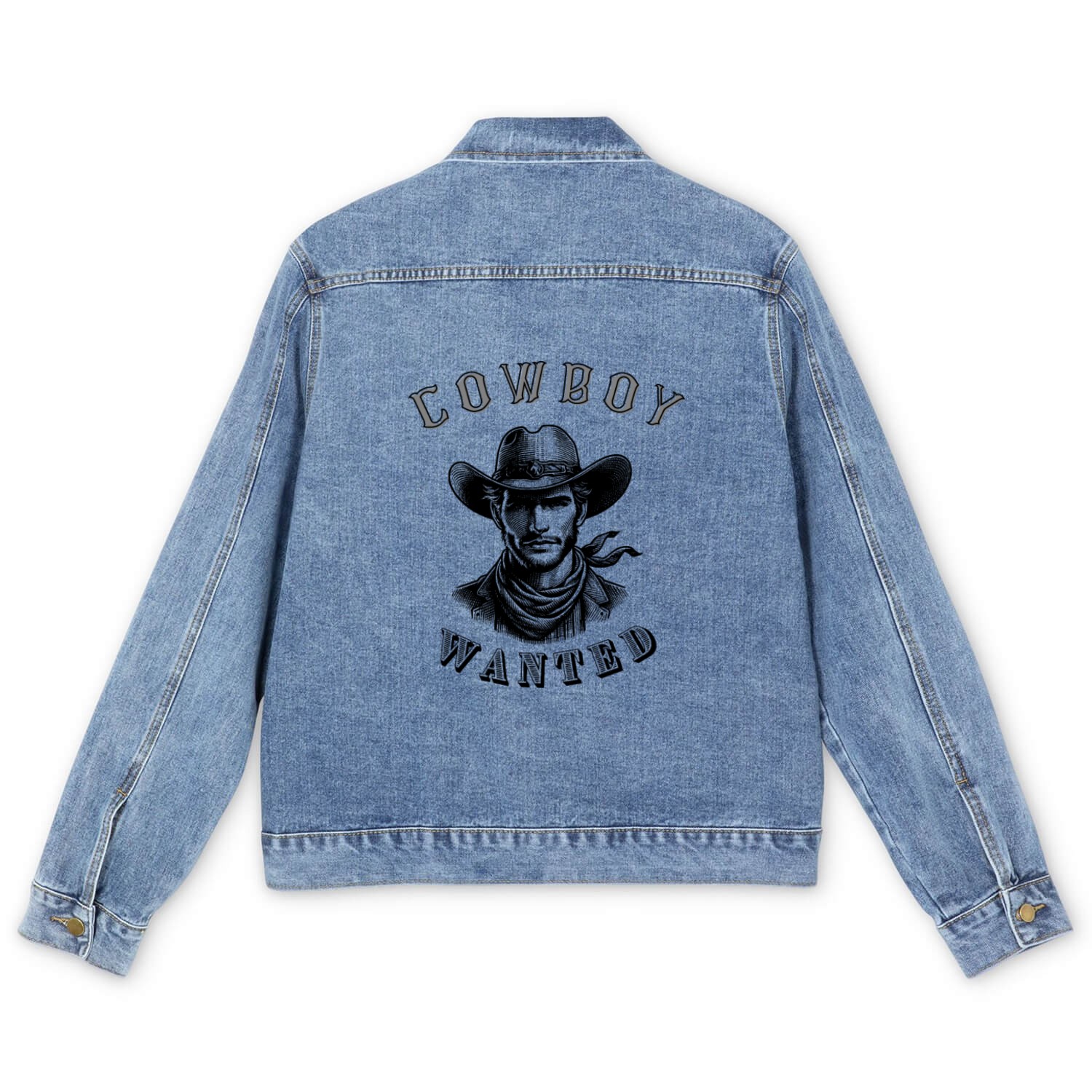 Cowboy Wanted Western Country Style Men's Denim Jackets