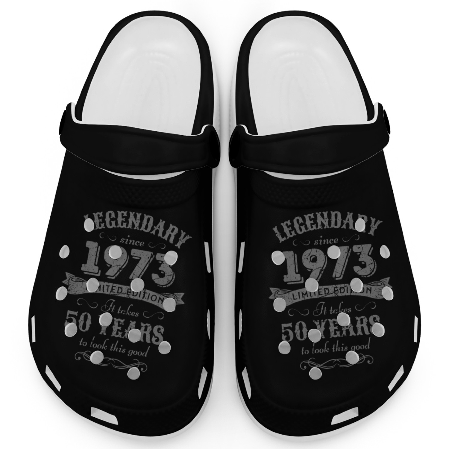 50th Birthday Vintage 1973 Clogs
