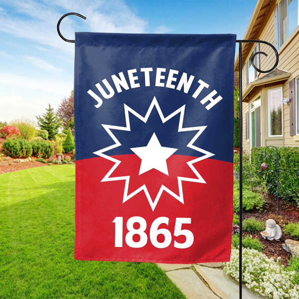 Juneteenth Garden Flag/Juneteenth 1865 Flag/Freedom Day 1865 Flag/Black History Freedom Flag/Black Independence Day Flag