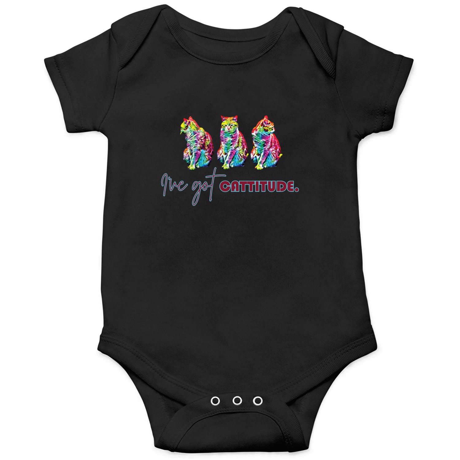I've got cattitude Onesies
