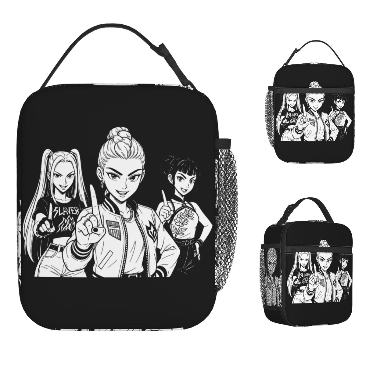 KPOP Demon Hunters Anime Lunch Bag