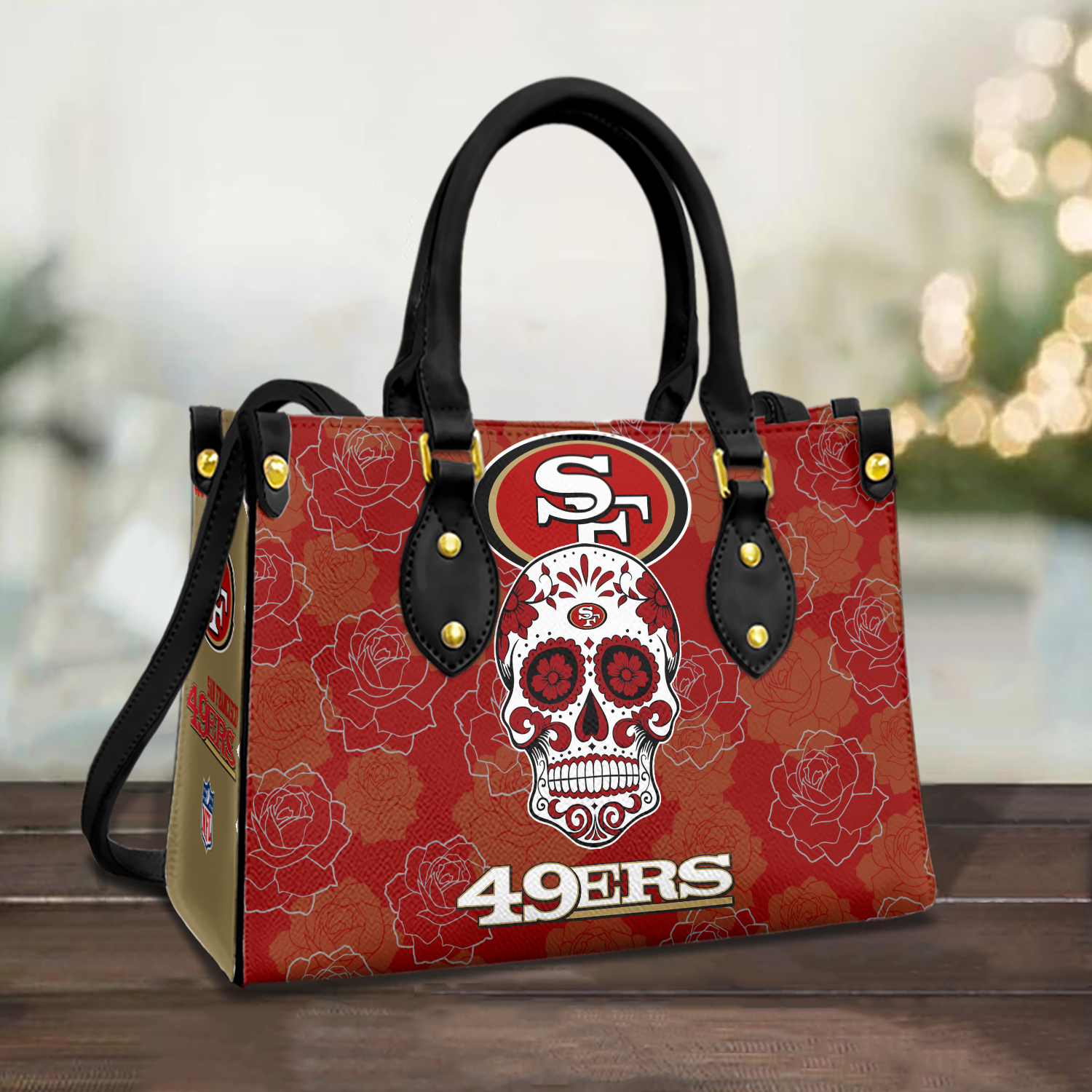 San Francisco Football Team SF 49erss Leather Handbag Gift