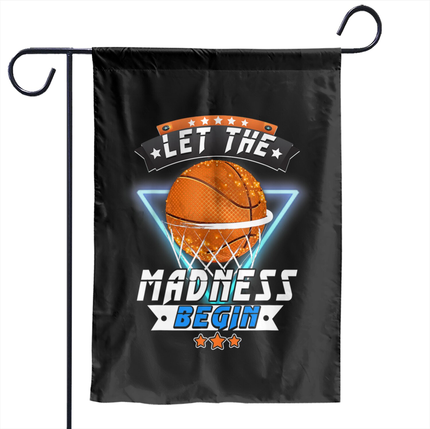 March School Basketball Let the Madness Begin Garden Flags