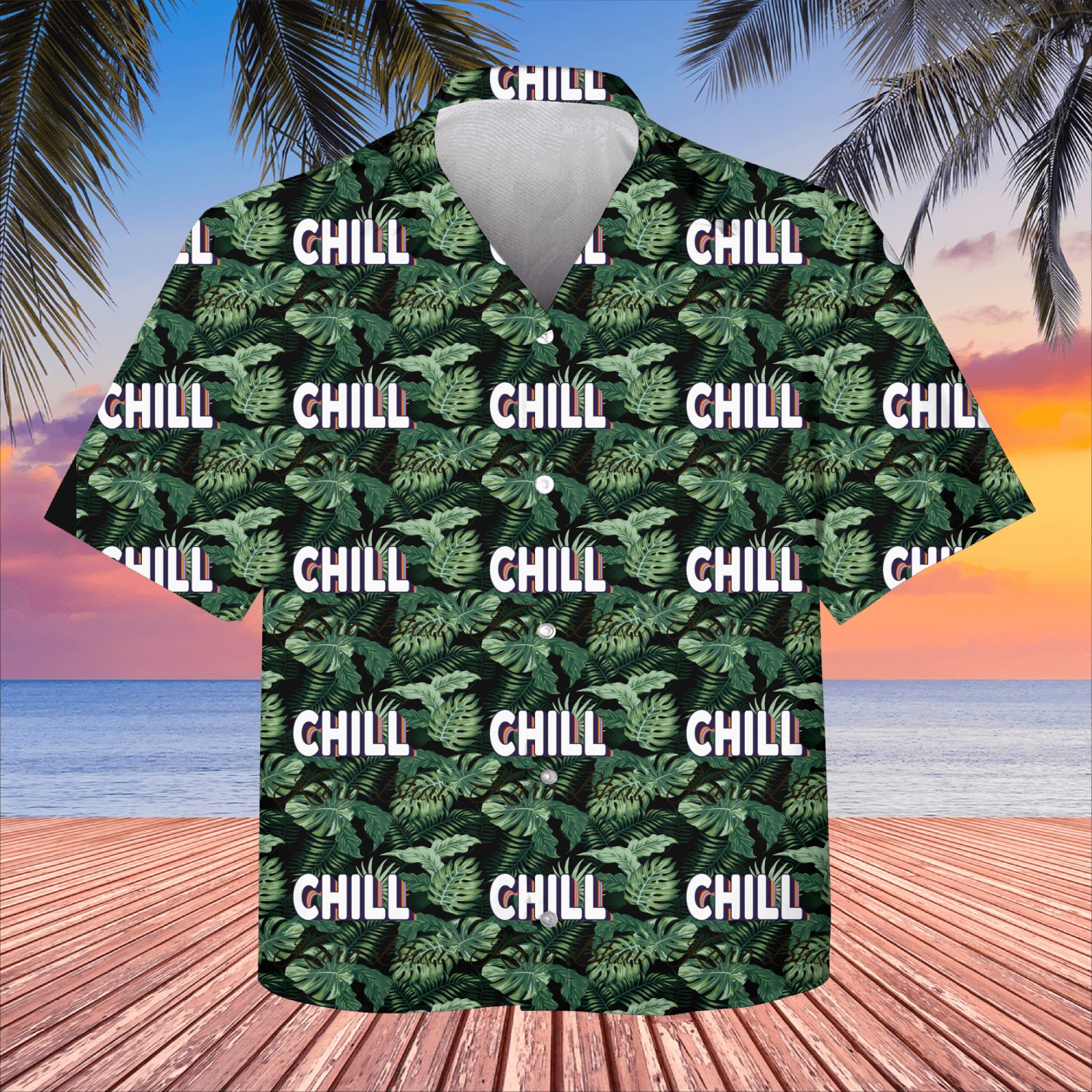 Chill karo bhai (urdu) ' Just chill my dear' Kids Hawaiians