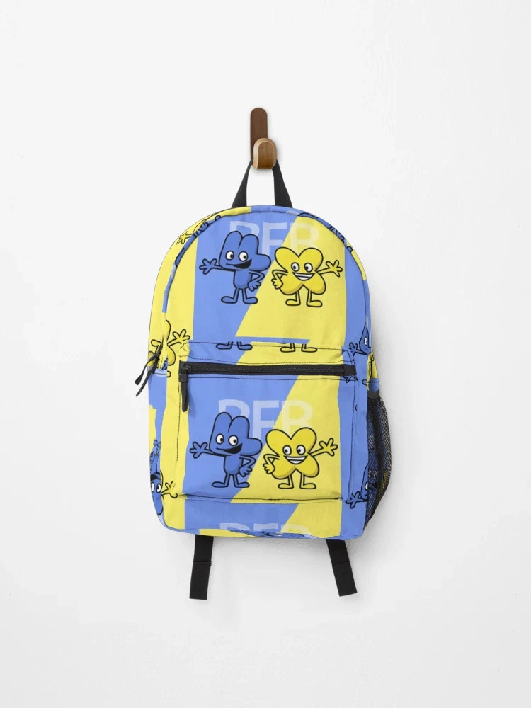 BFB Four and X Design Backpack Battle for Dream Island Cartoon Fan Bag