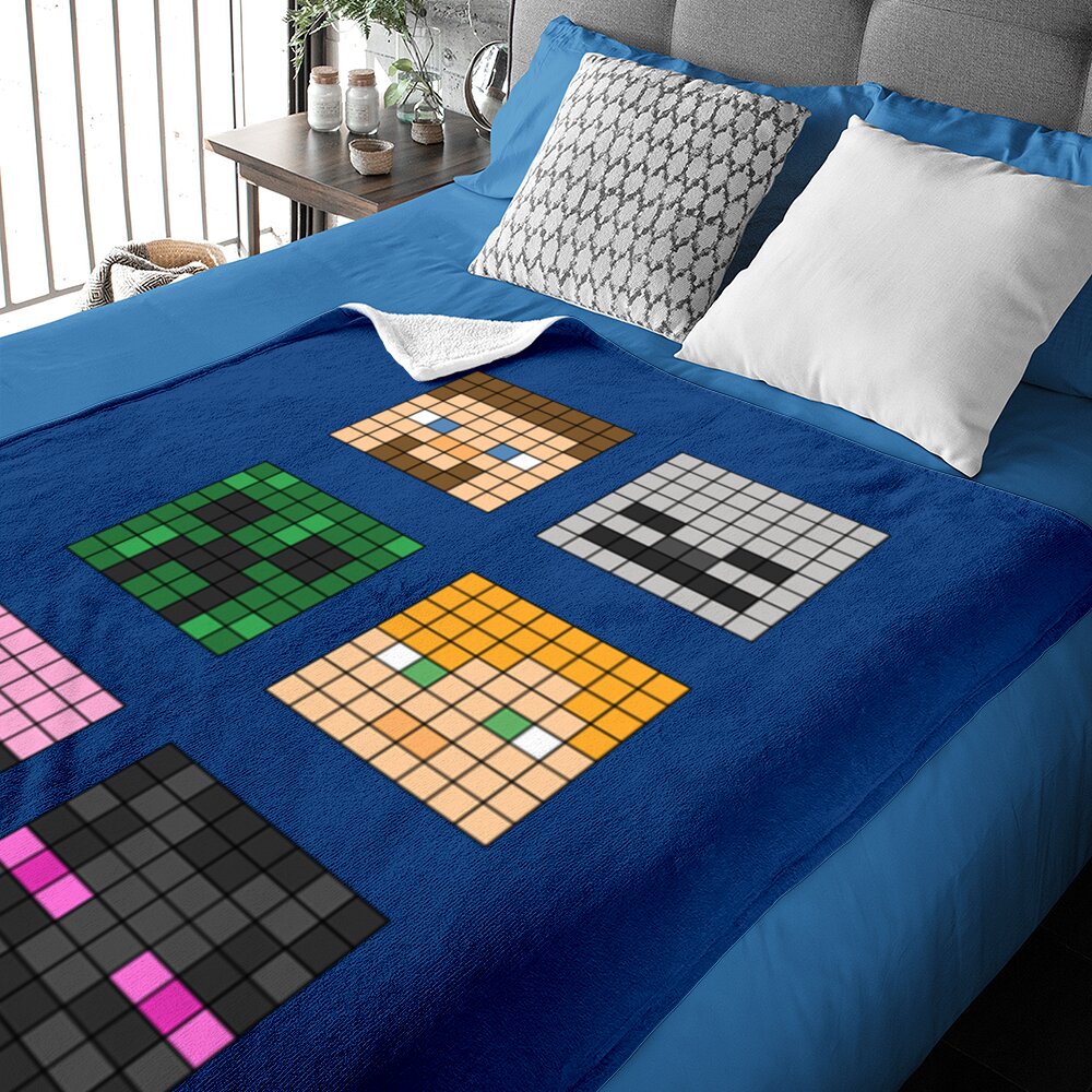 Famous characters - Minecraft - Baby Blankets