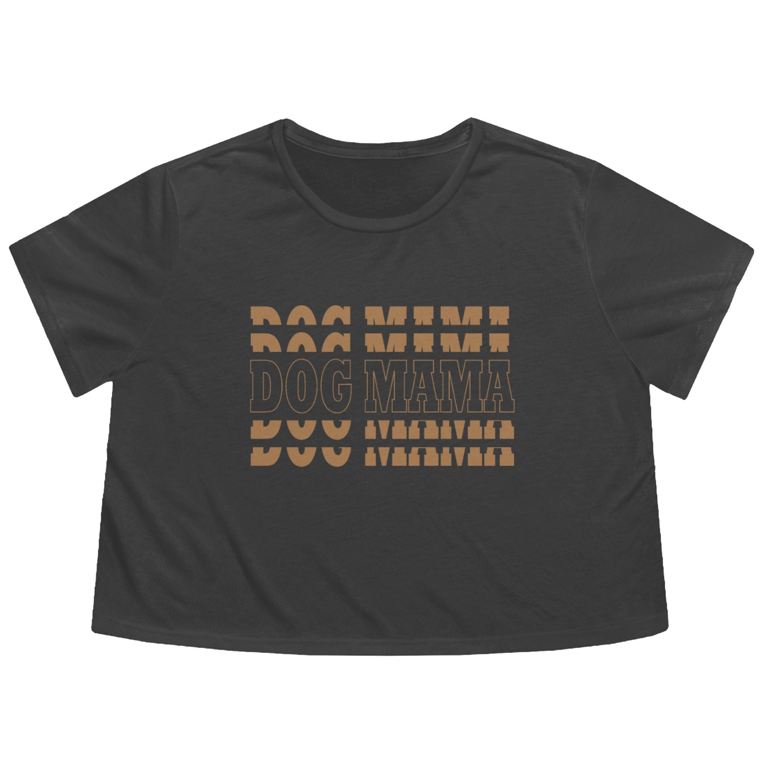 Dog Mama Flowy Cropped Tees