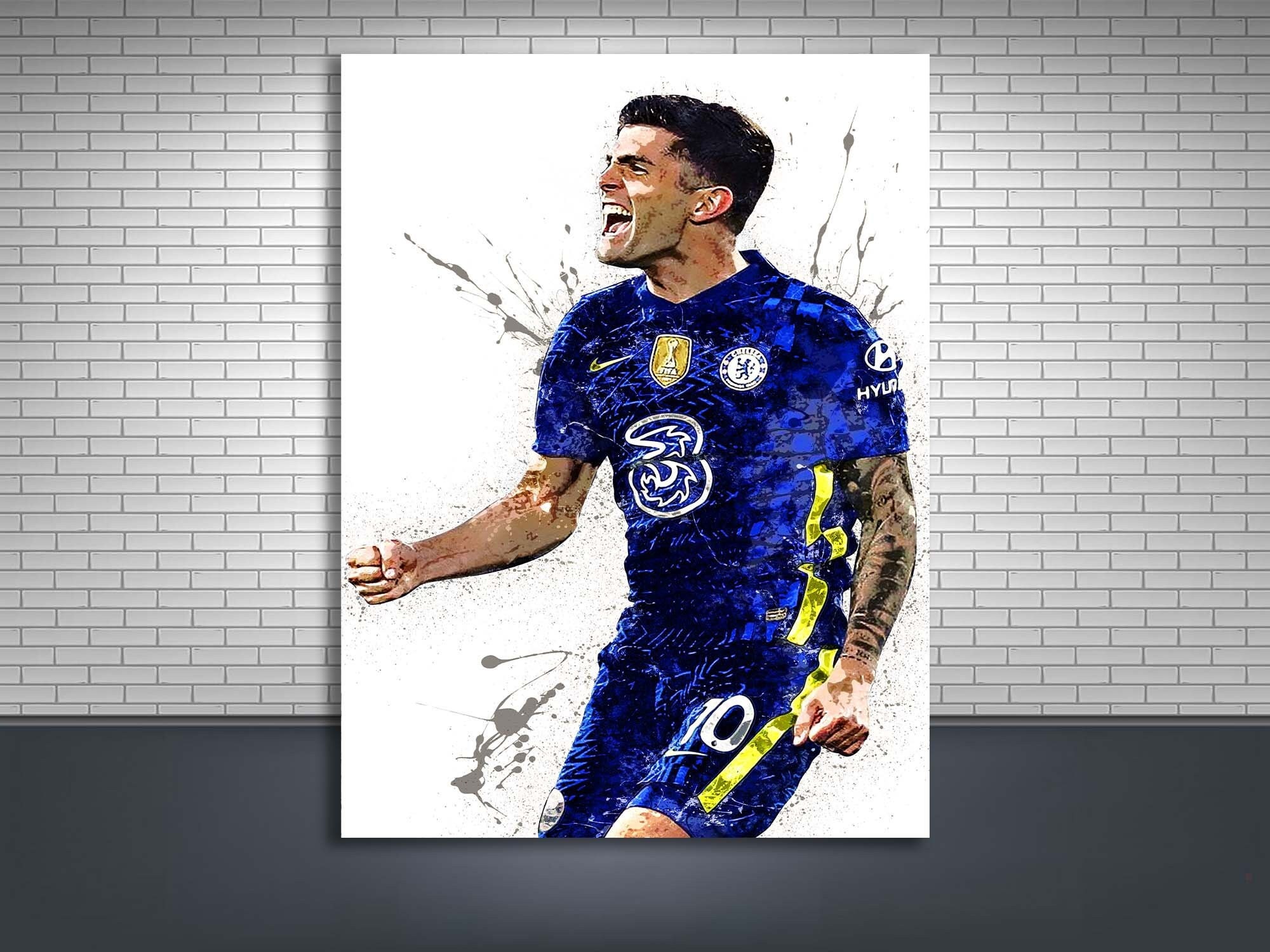 Christian Pulisic Premium Matte Vertical Posters, Man Cave, Kids Room, Game Room, Tribute Room