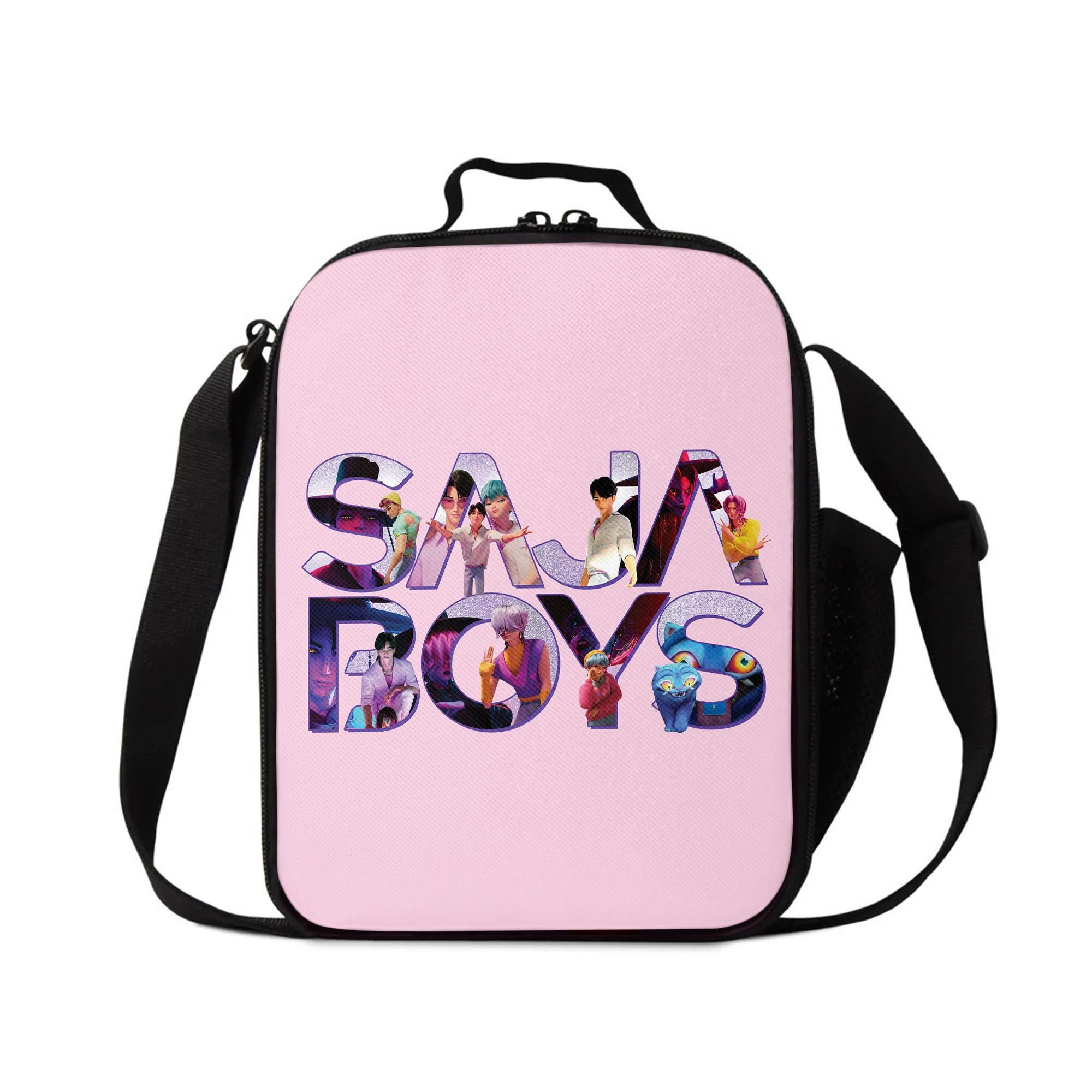 Saja Boys Lunch Bag, Kpop Demon Hunters Lunch Bag, Jinu Lunch Bag, Back to School Kids Lunch Bag