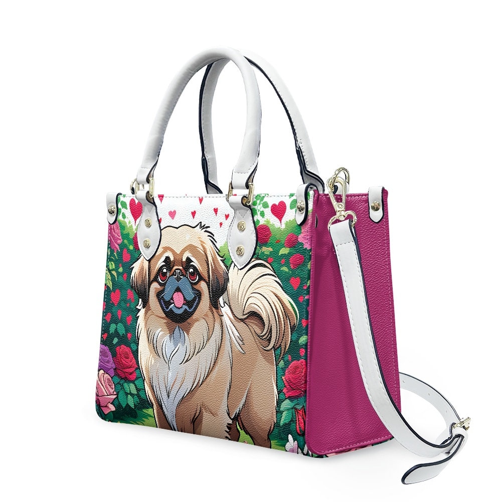Pekingese Leather Bags, Dog Lover Gift