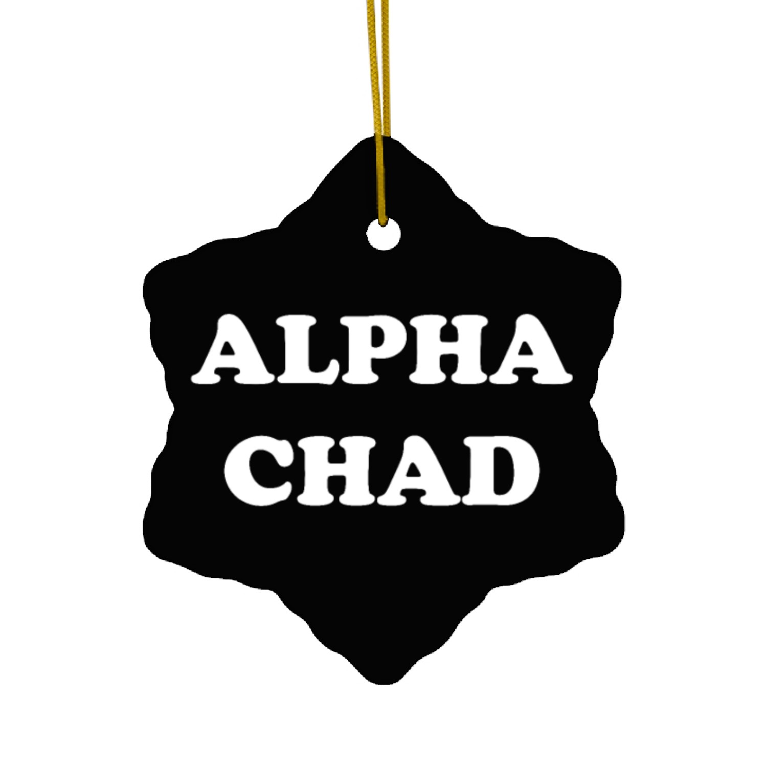 ALPHA CHAD Ceramic Ornaments