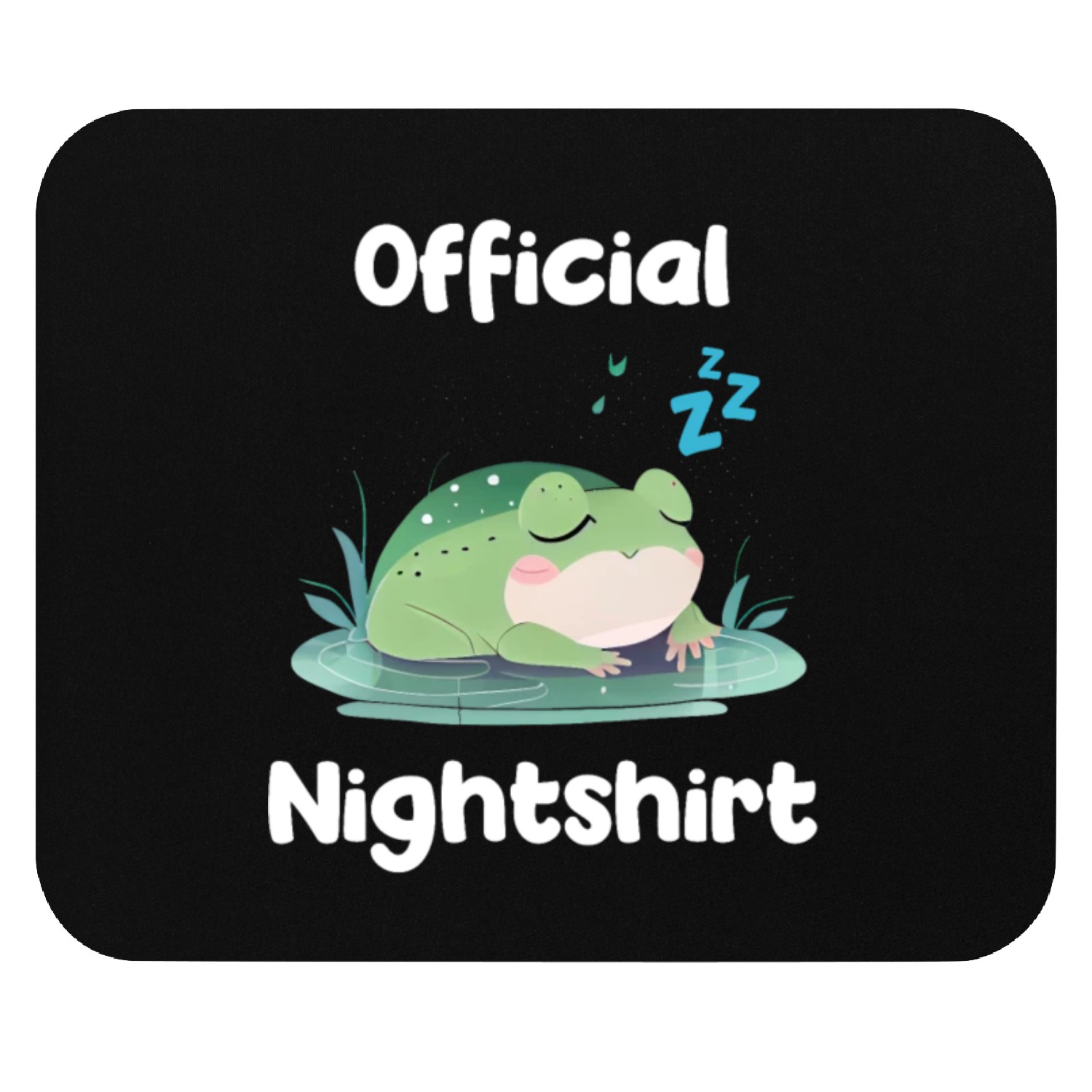 Cute Frog Sleepshirt Nightwear Nightshirt Sleep Mouse Pads