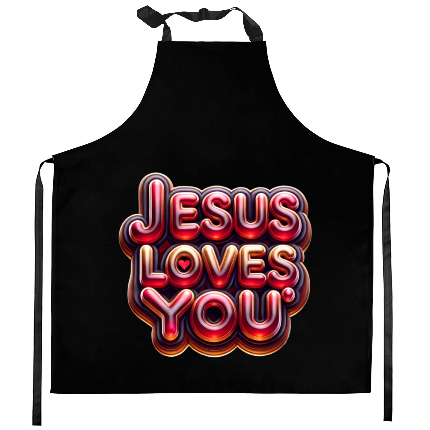 Jesus Loves You Kitchen Aprons