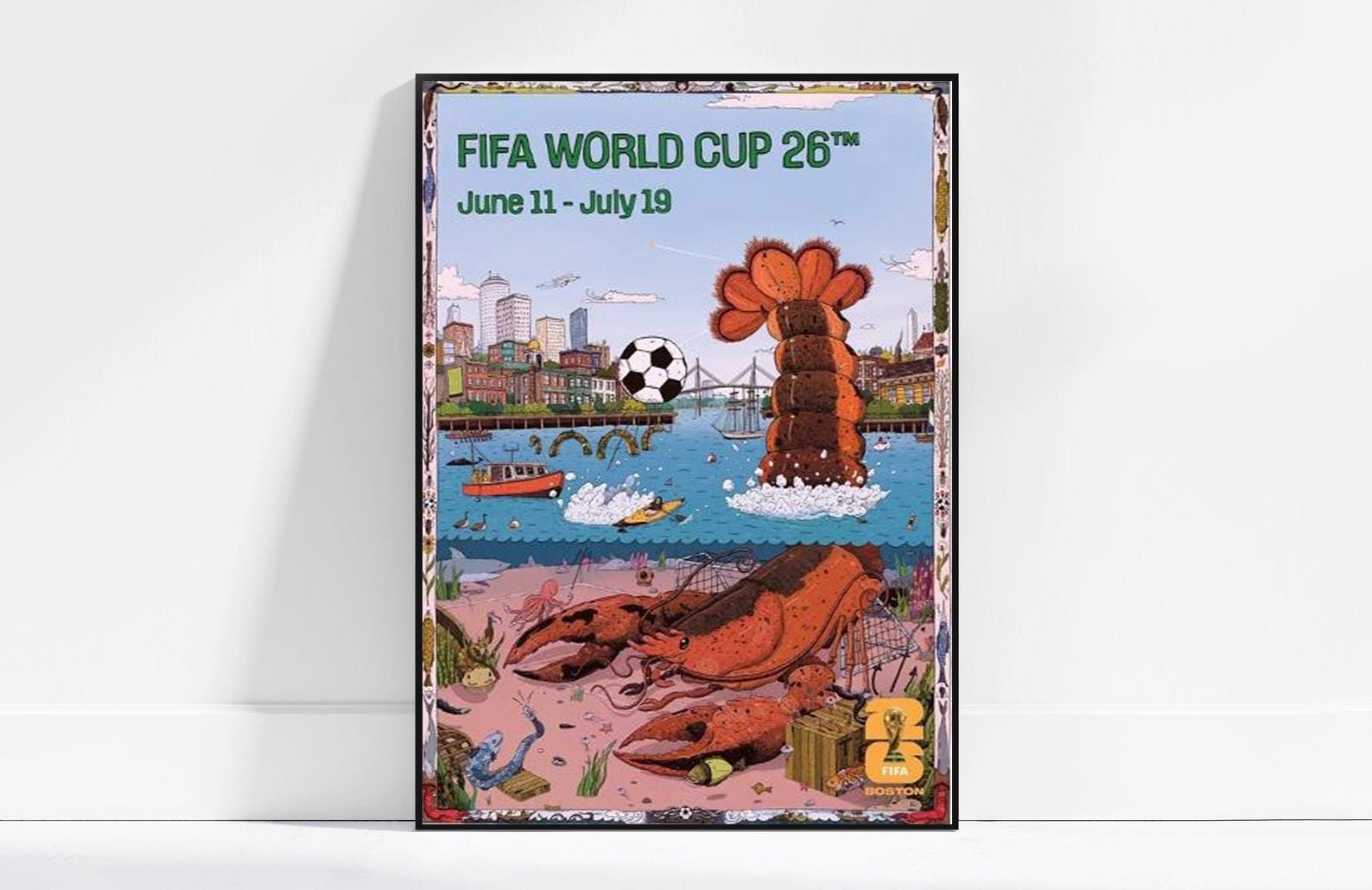 World Cup 2026 Boston Poster - Host City Wall Art