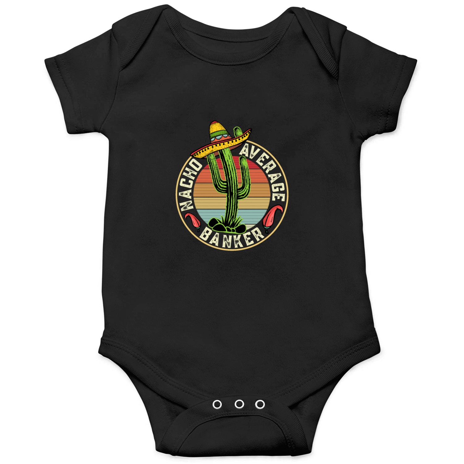Nacho Average Banker Onesies