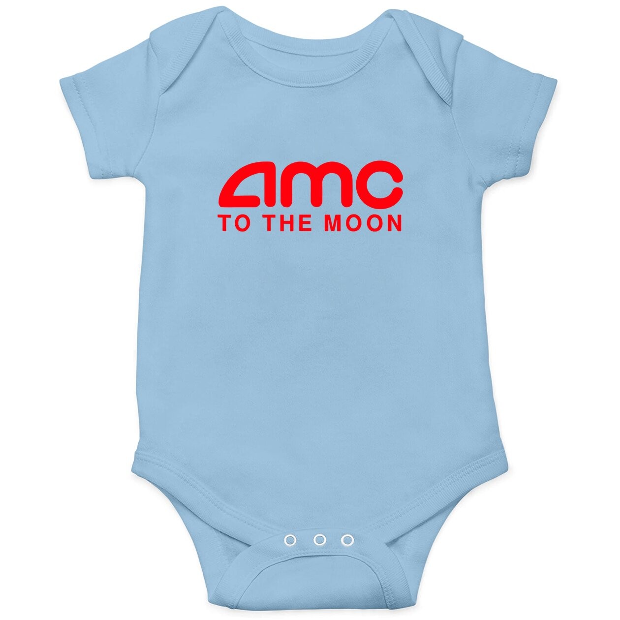 A.m.c To The M.o.o.n Parody Stocks Investor Baby Bodysuit
