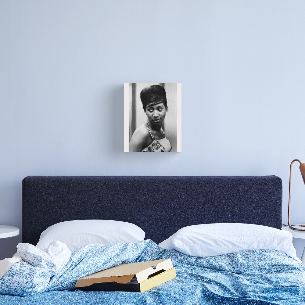 Aretha Franklin Photo Canvas Portrait