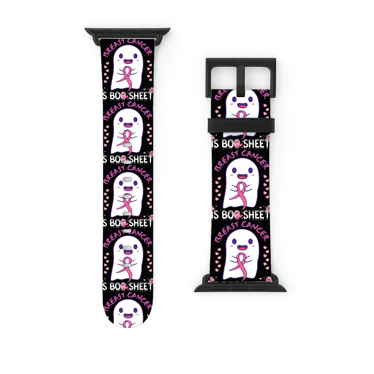 Breast Cancer Is Boo Sheet Watch Bands For Apple Watch