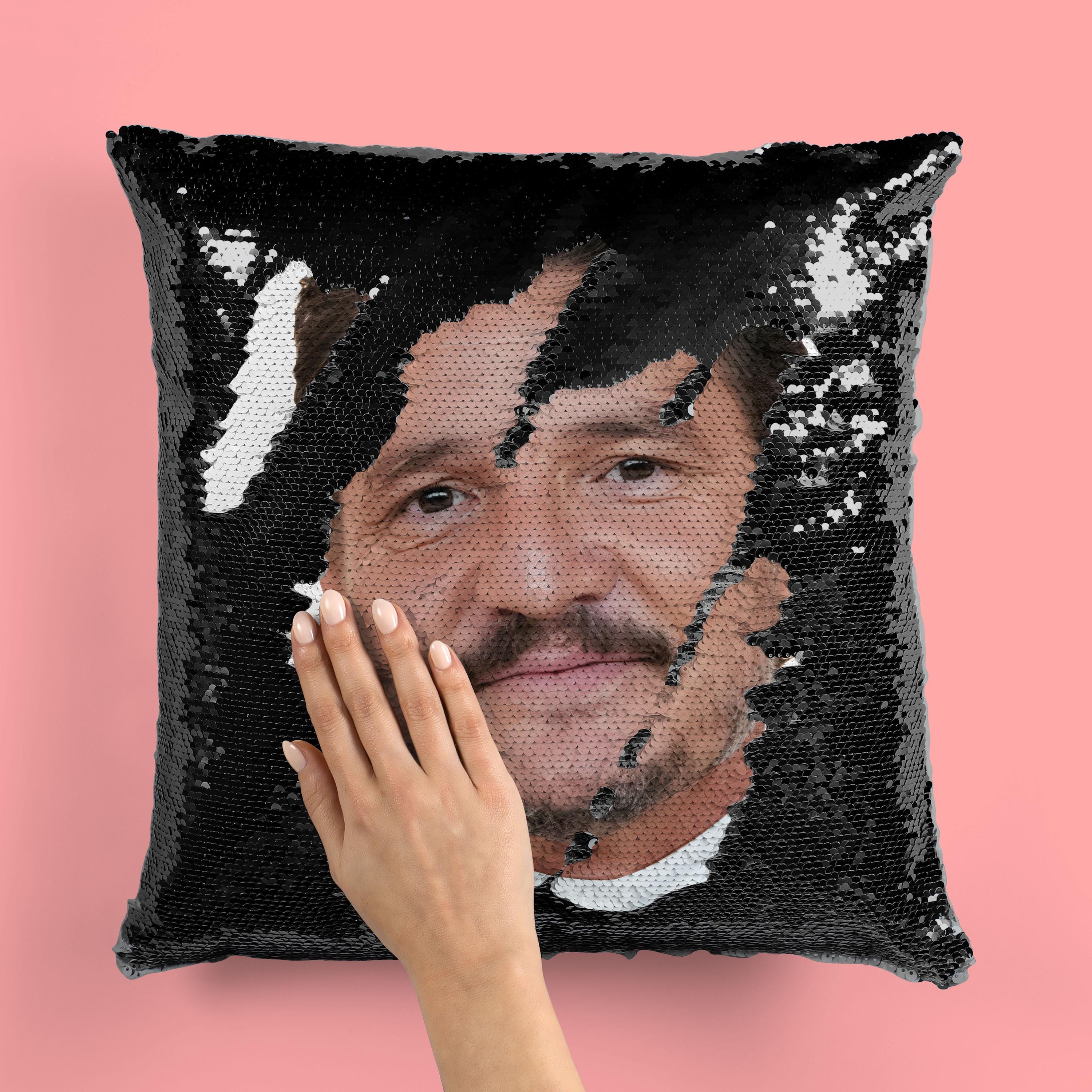 PEDRO PASCAL - Fan Sequin Pillow