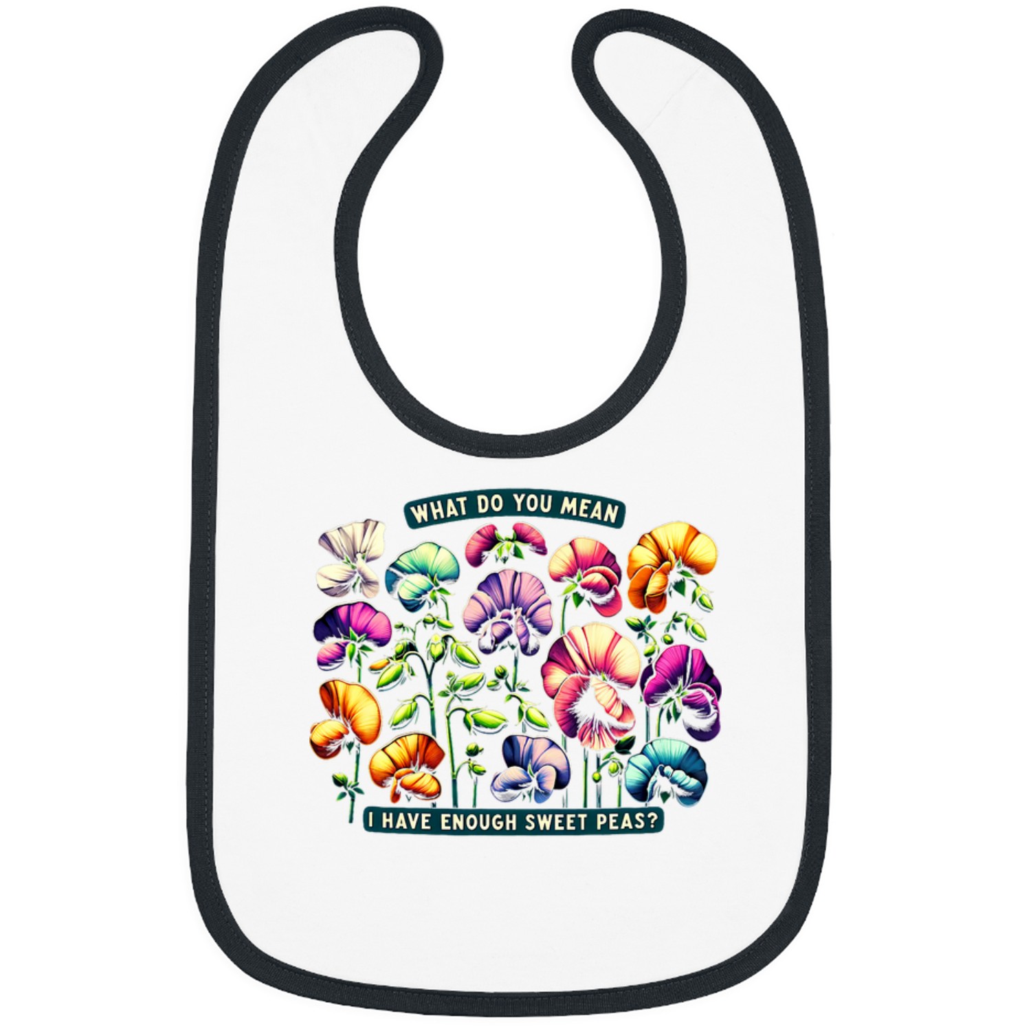 Gardening Tools and Seeds for Growing Sweet Peas Bibs