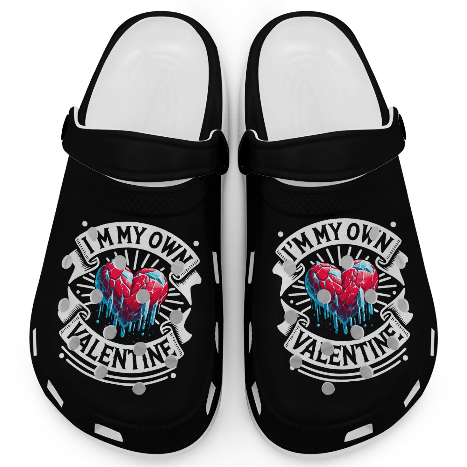 I'm My Own Valentine Clogs