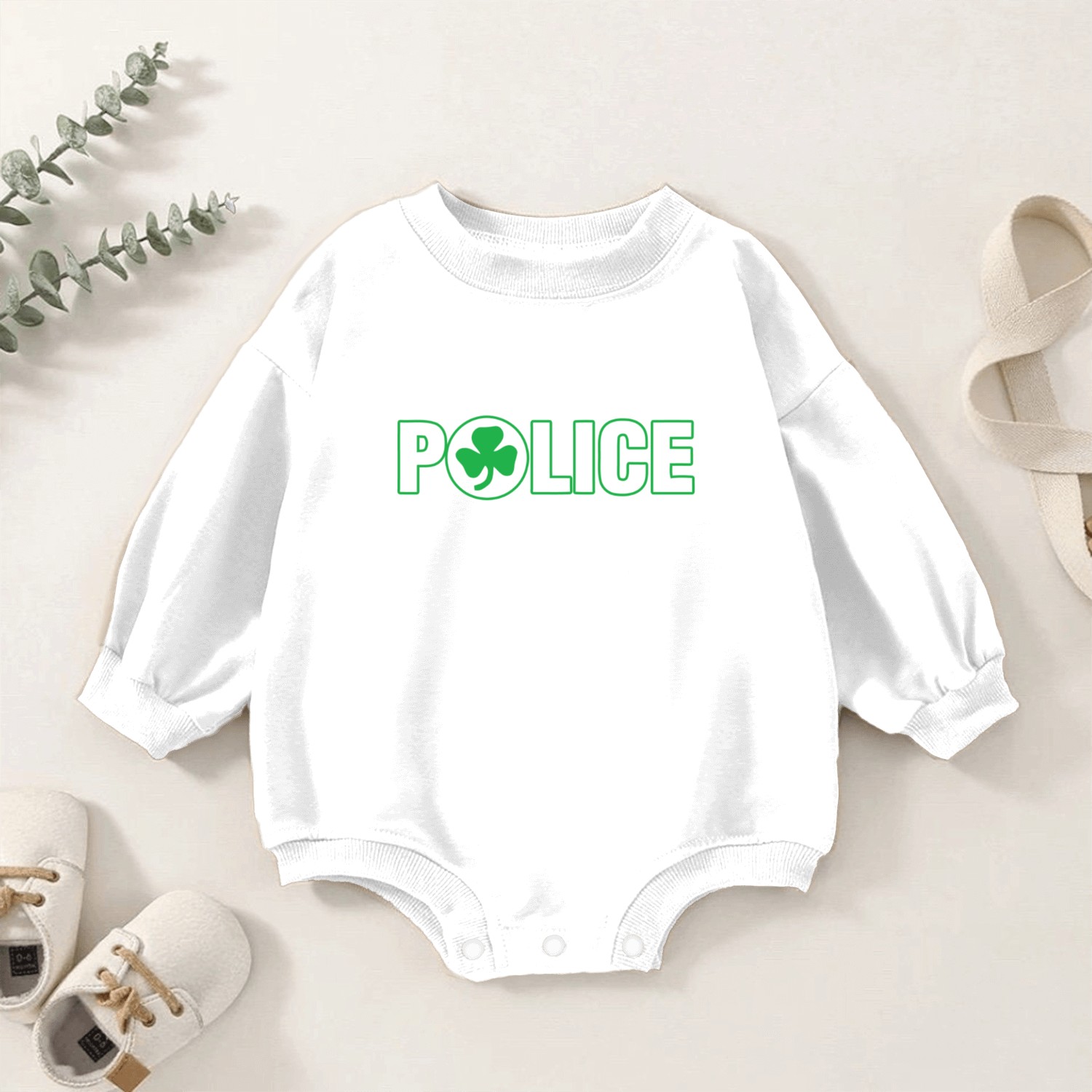 Irish Police Baby Romper Sweatshirts