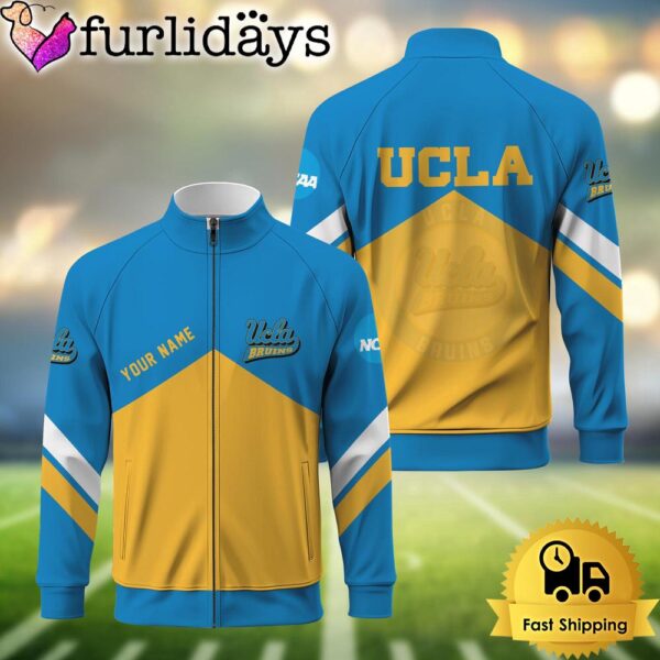 NCAA UCLA Bruins Logo Custom Standing Neck Zipper Jacket