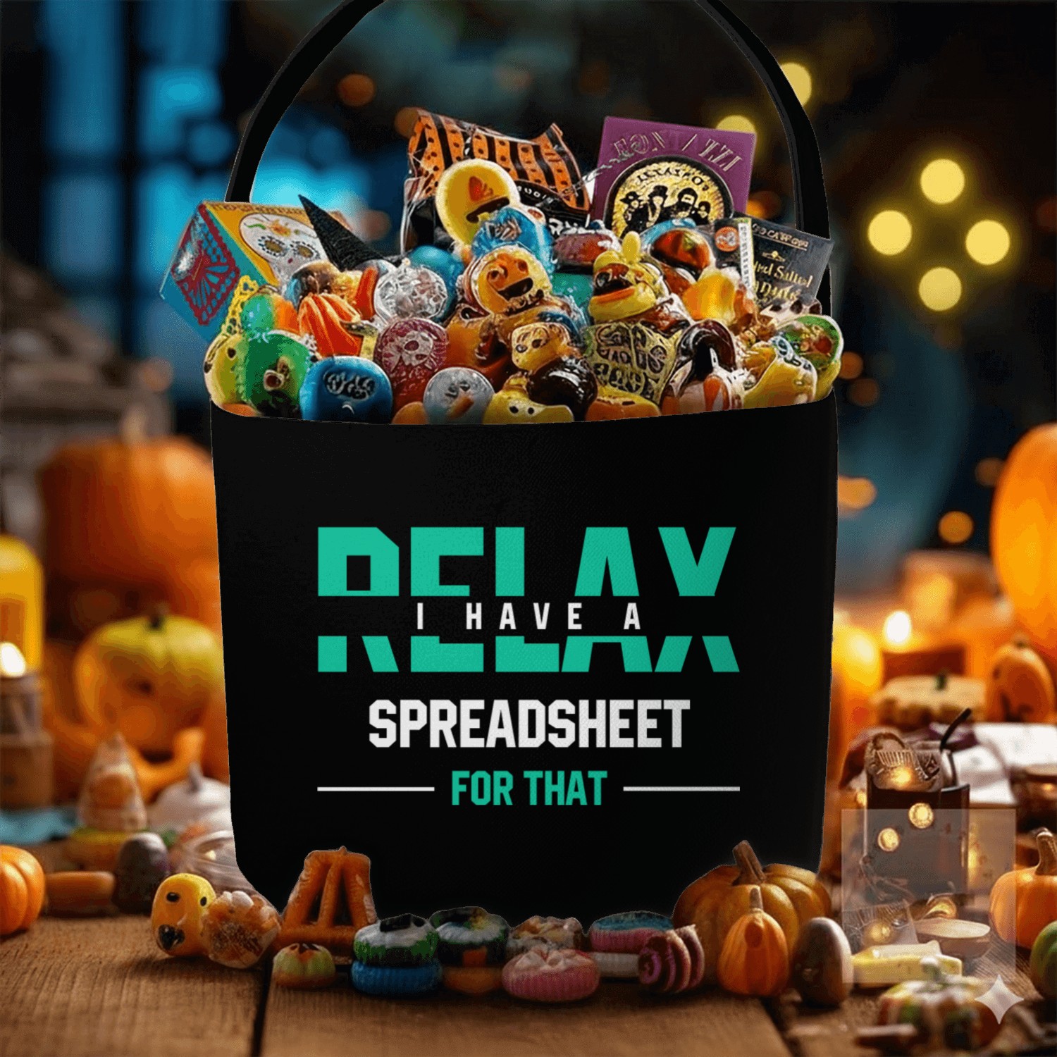 Relax I have a spreadsheet for thatFunny Gift Fabric Baskets