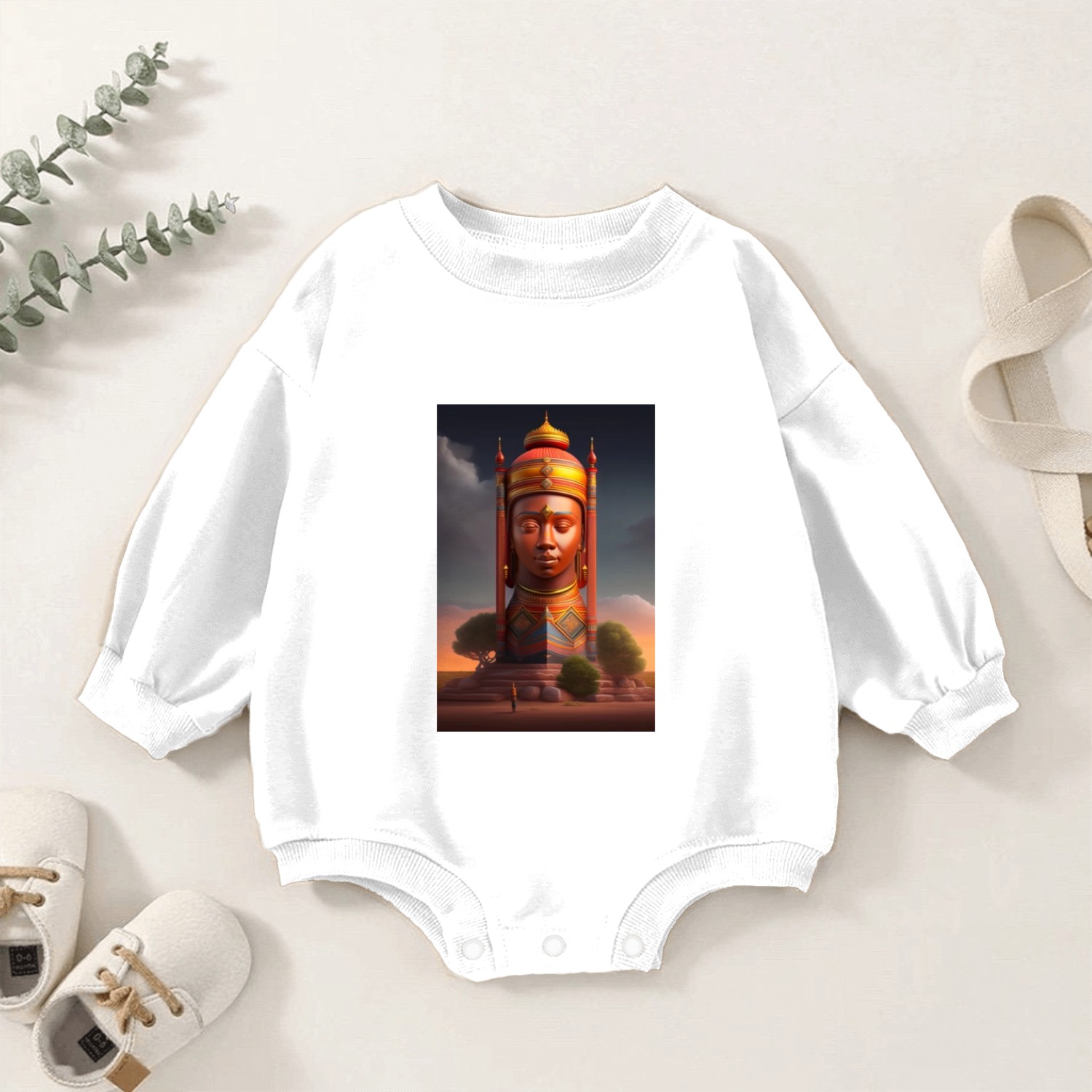 ancient figures Baby Romper Sweatshirts